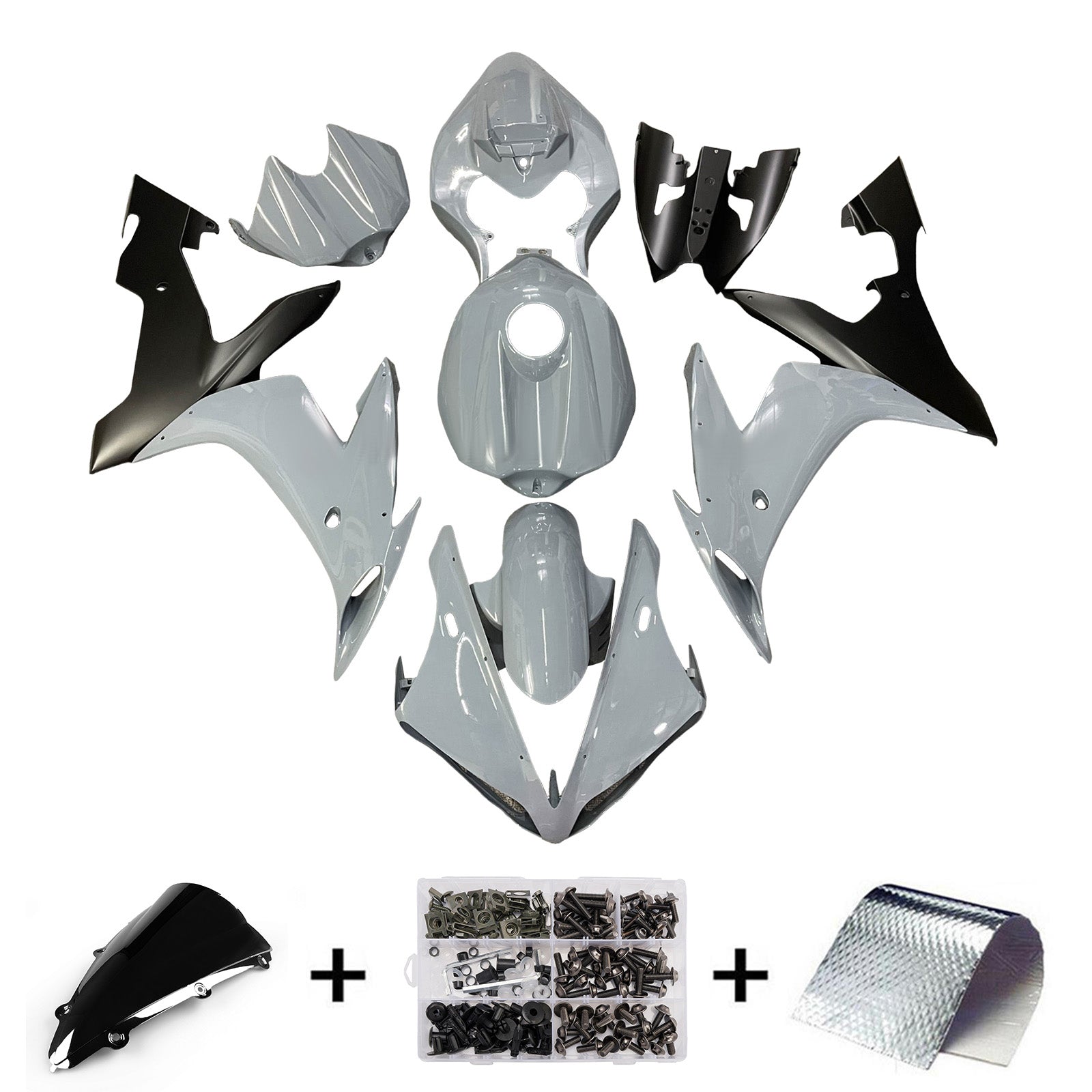 Injection Fairing Kit Bodywork Plastic ABS For Yamaha YZFR1 YZF-R1 2004-2006
