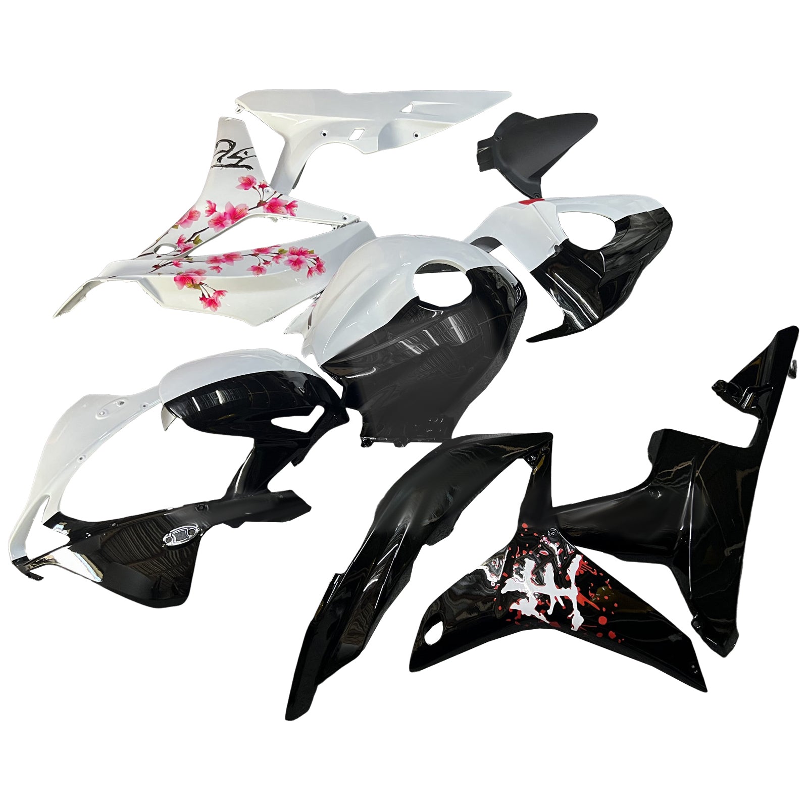 Injektionsmässa Kit Bodywork Plastic ABS för Honda CBR600RR 2007-2008 F5