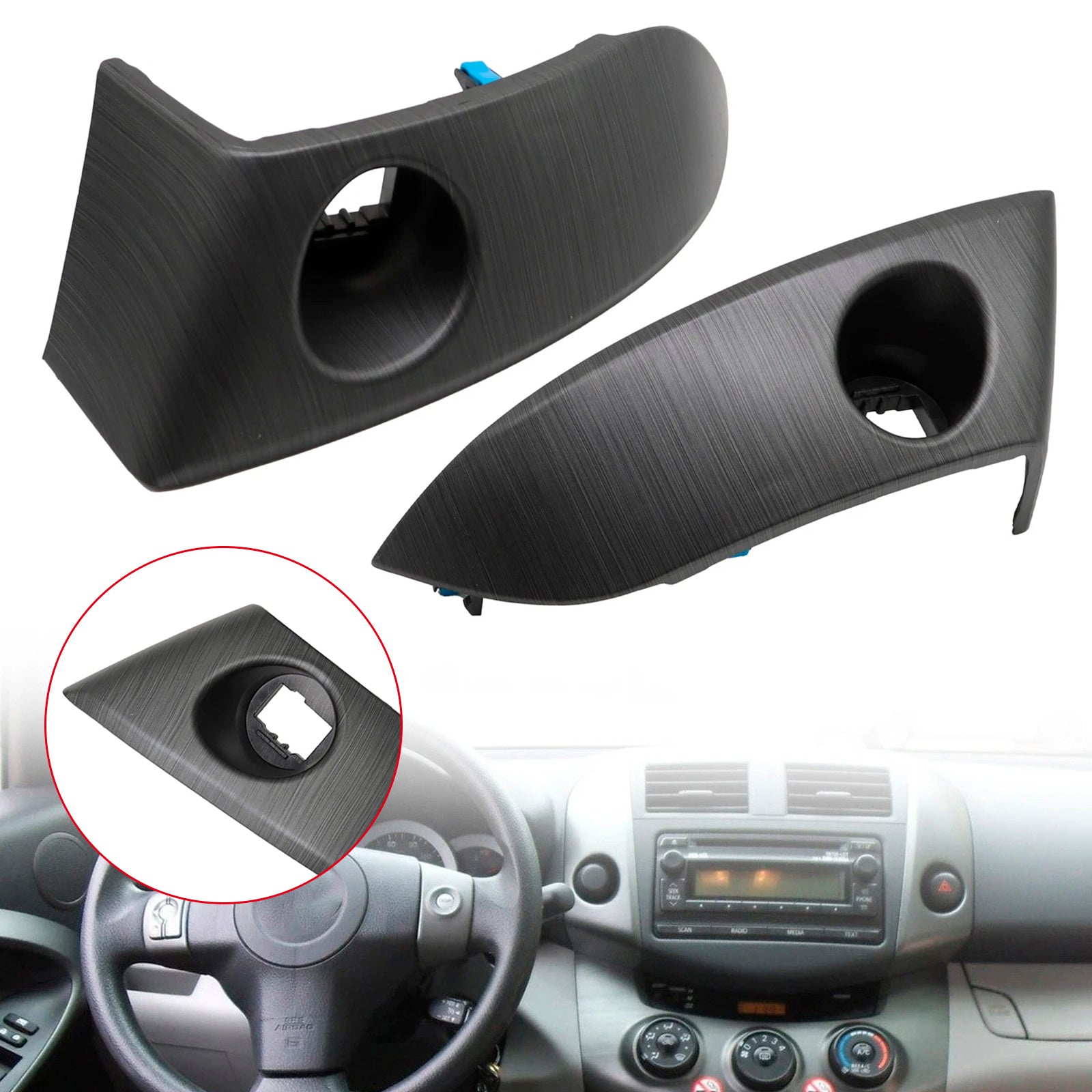2006-2012 Toyota RAV4 2st Car Center Dash Vent Utlopp Sidopanel Trim Cover 55412-42060-B0