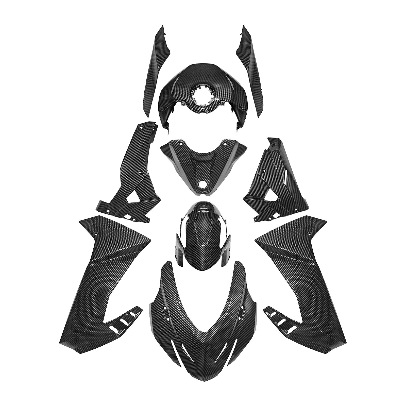 Vstrekovanie ABS plastová kapotážová súprava pre kapotáž pre Aprilia RS457 2024-2025 01#