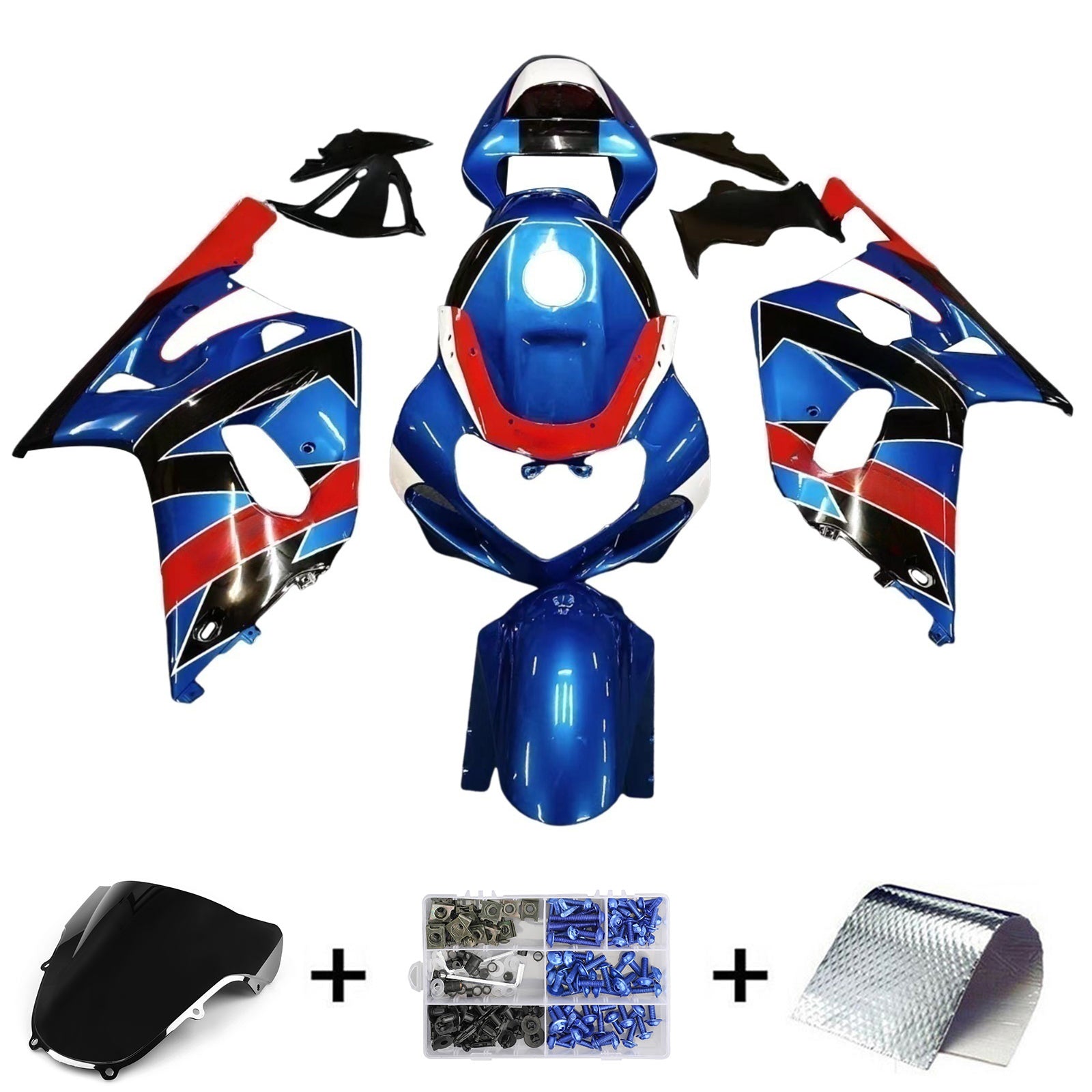 Injection Fairing Kit Bodywork For Suzuki GSXR600 2001-2003 GSXR750 2000-2003 K1