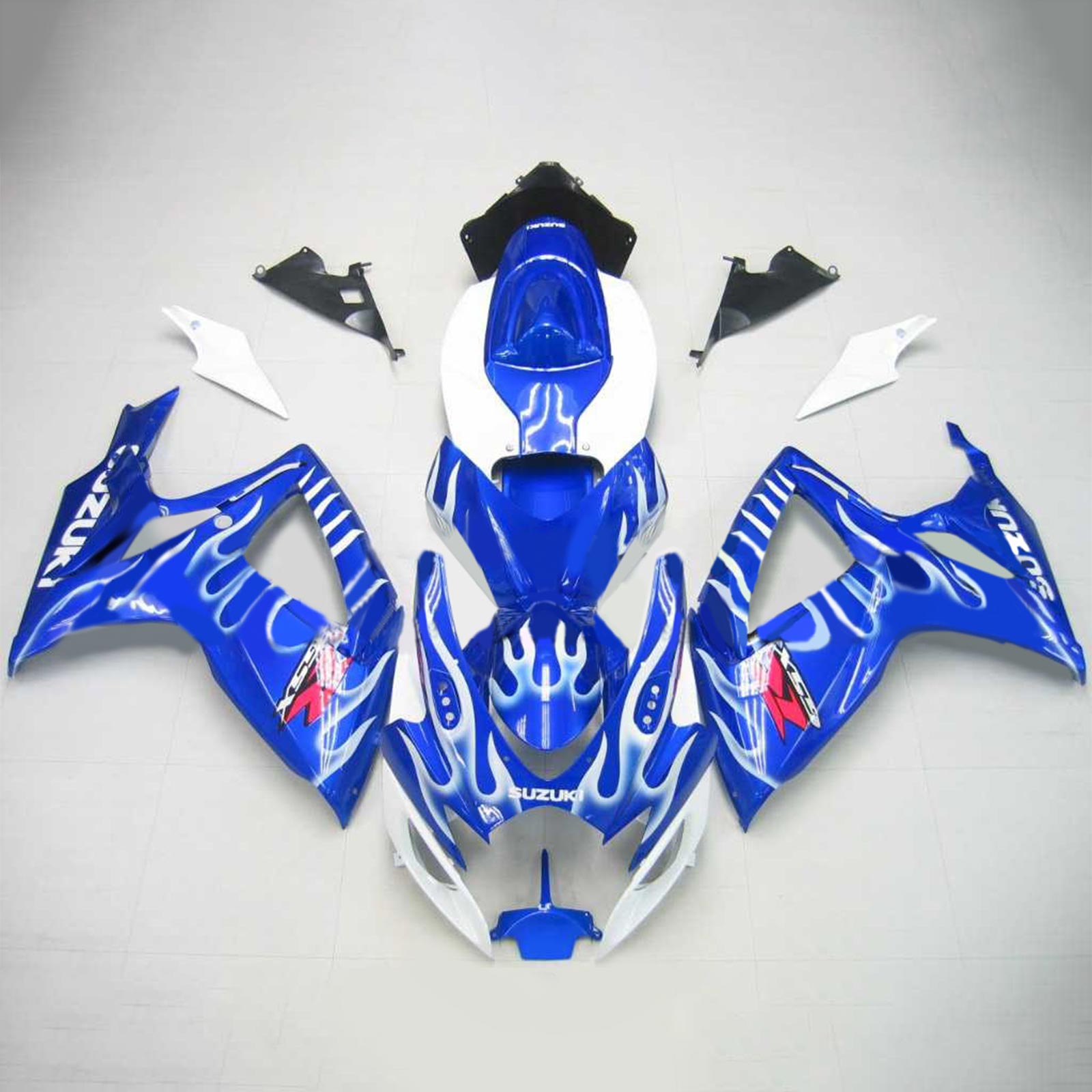 2006-2007 Suzuki GSXR 600/750 K6 Kit de carénage injectable Amotopart Bodywork Plastic Abs # 168