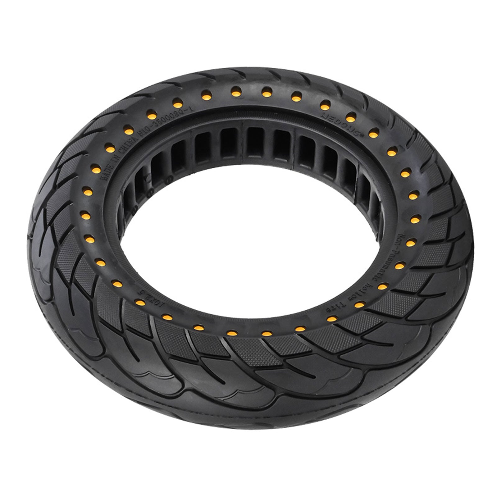 10x2.5 Rubber Solid Tire 60/70-6.5 for KUGOO M4 Honeycomb Tyre Replace
