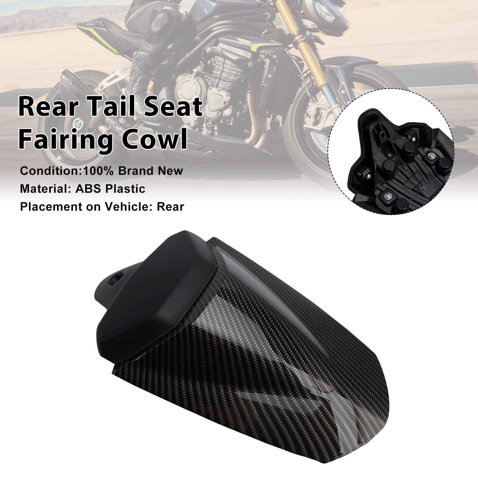 2025-2026 For Speed Triple 1200 RS Rear Tail Seat Fairing Cowl Cover