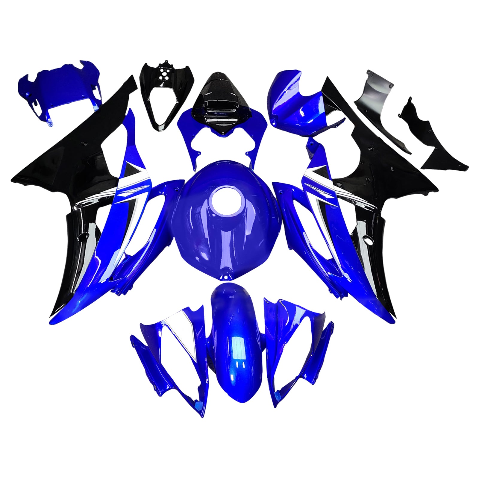 Injection Fairing Kit Bodywork Plastic ABS For Yamaha YZFR6 YZF-R6 2008-2016