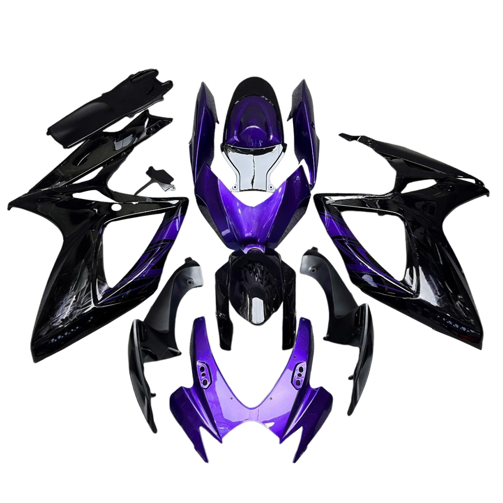 Kit de carenagem injeção Absos de plástico para Suzuki GSXR 600/750 2006-2007 K6