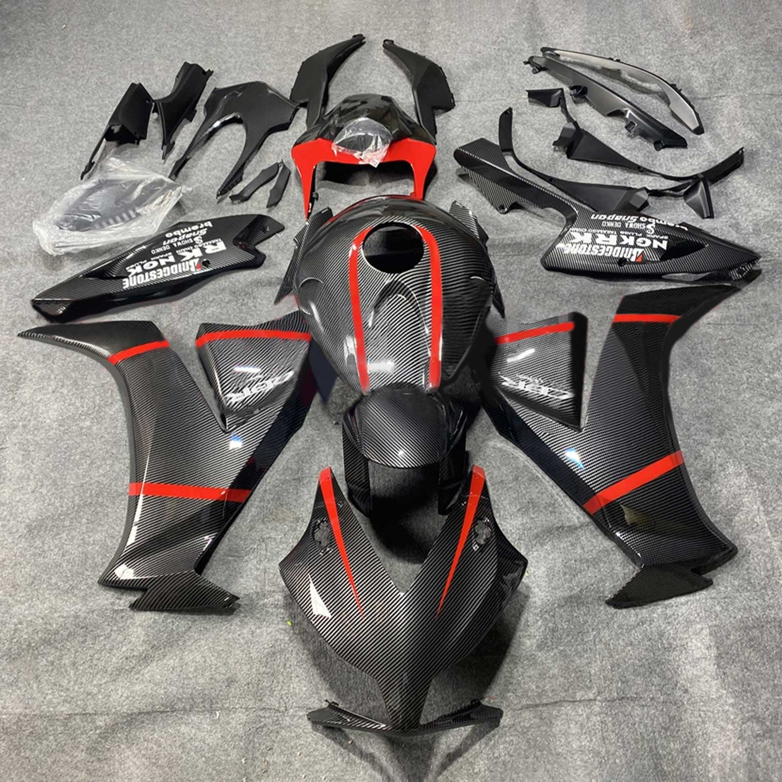 2012-2016 Honda CBR1000RR Kit de carenado de inyección Carrocería Plástico ABS # 176
