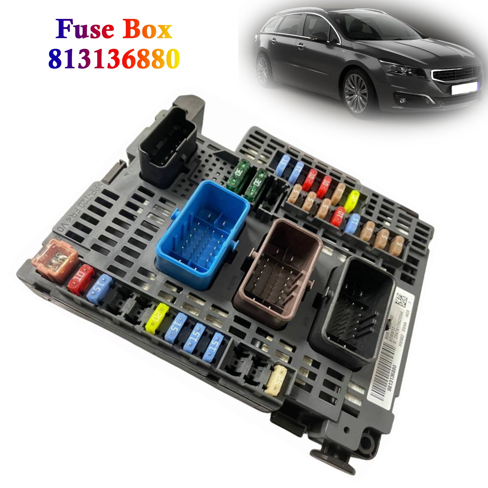 Module de boîte à fusibles BSM adapté pour Peugeot 508 citroën C4L 2012-2015 9813136880