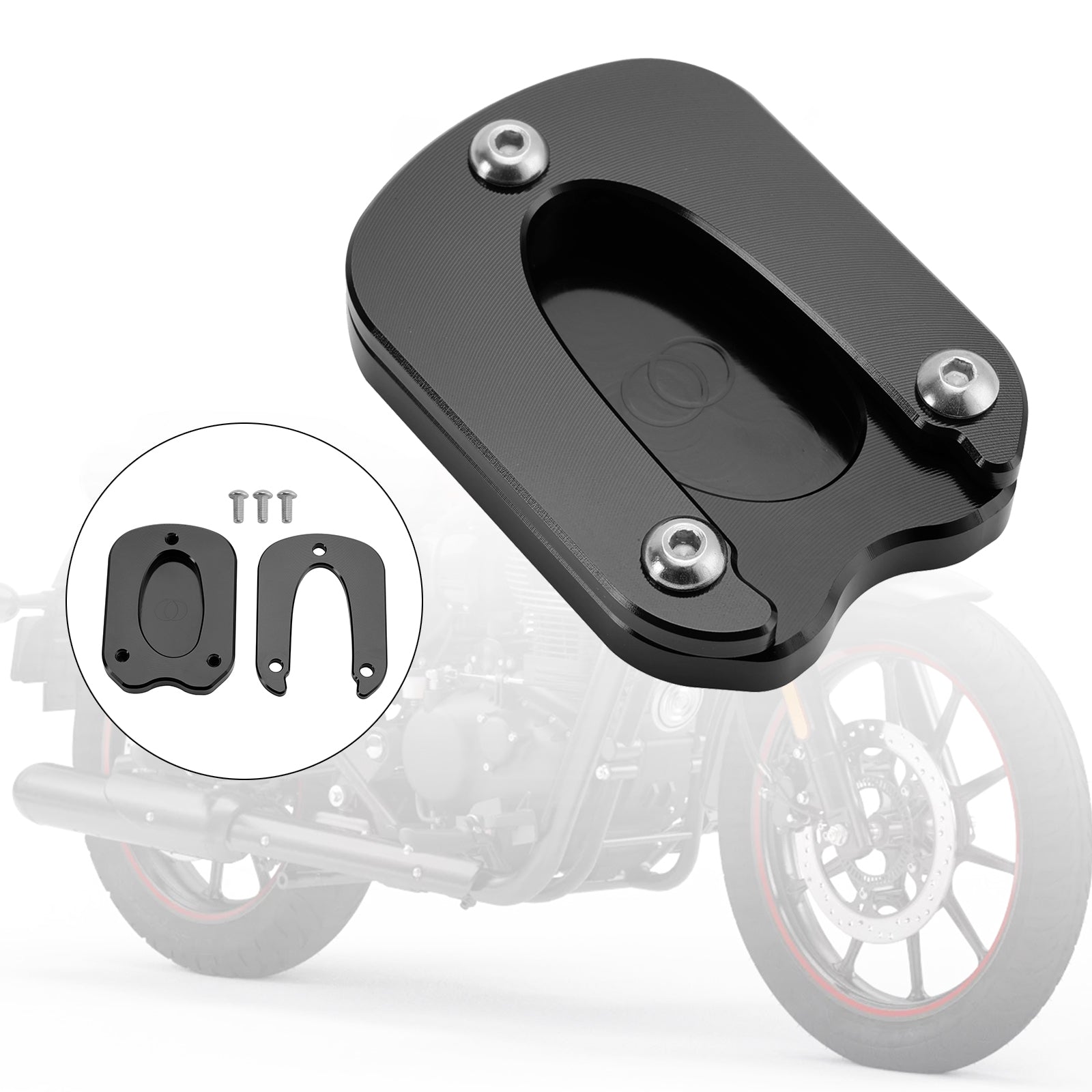 2021-2023 METEOR 350 Plaque de plaque d'agrandissement