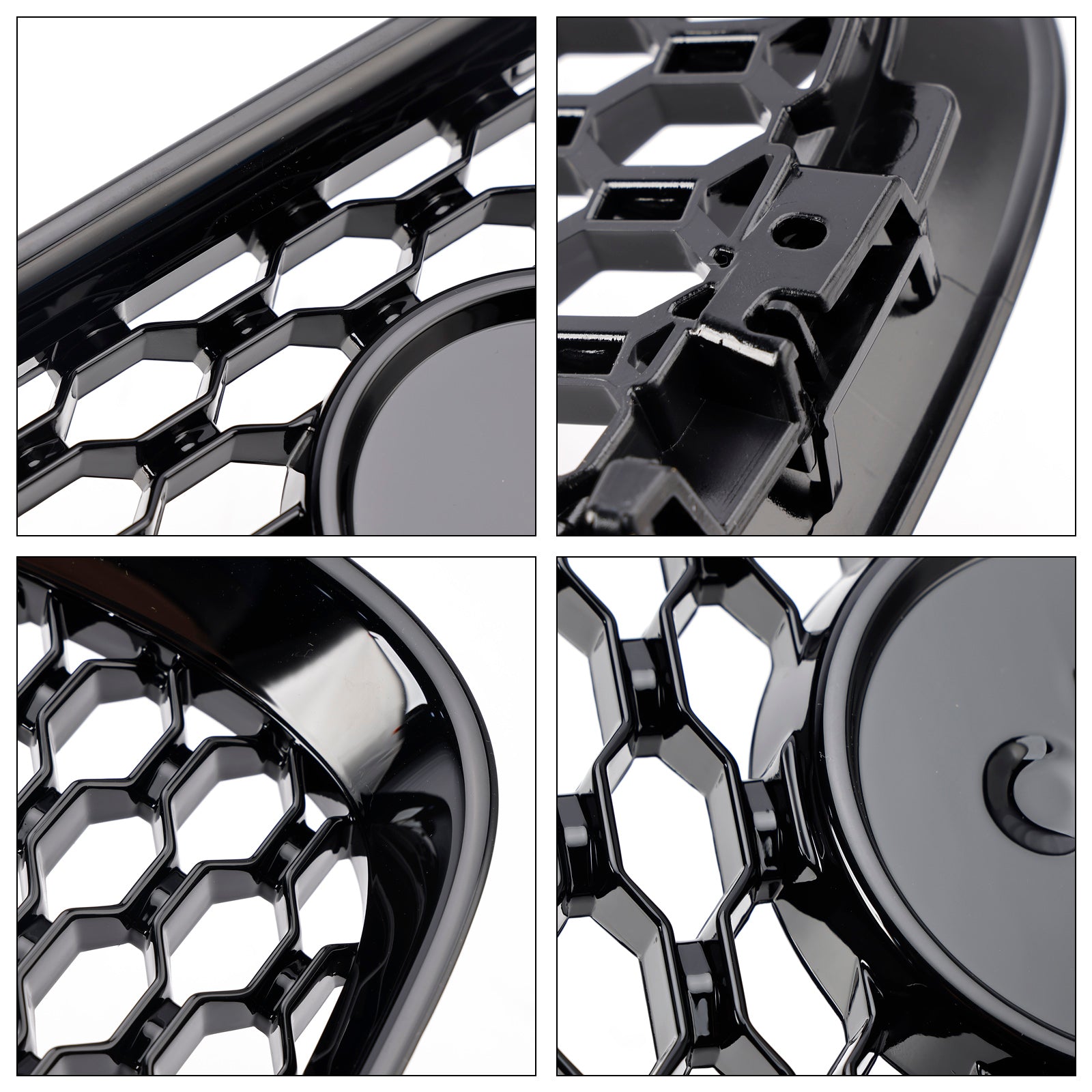 2016-2020 JAGUAR F-PACE X761 Gloss Black Front Bumper Grill Grille