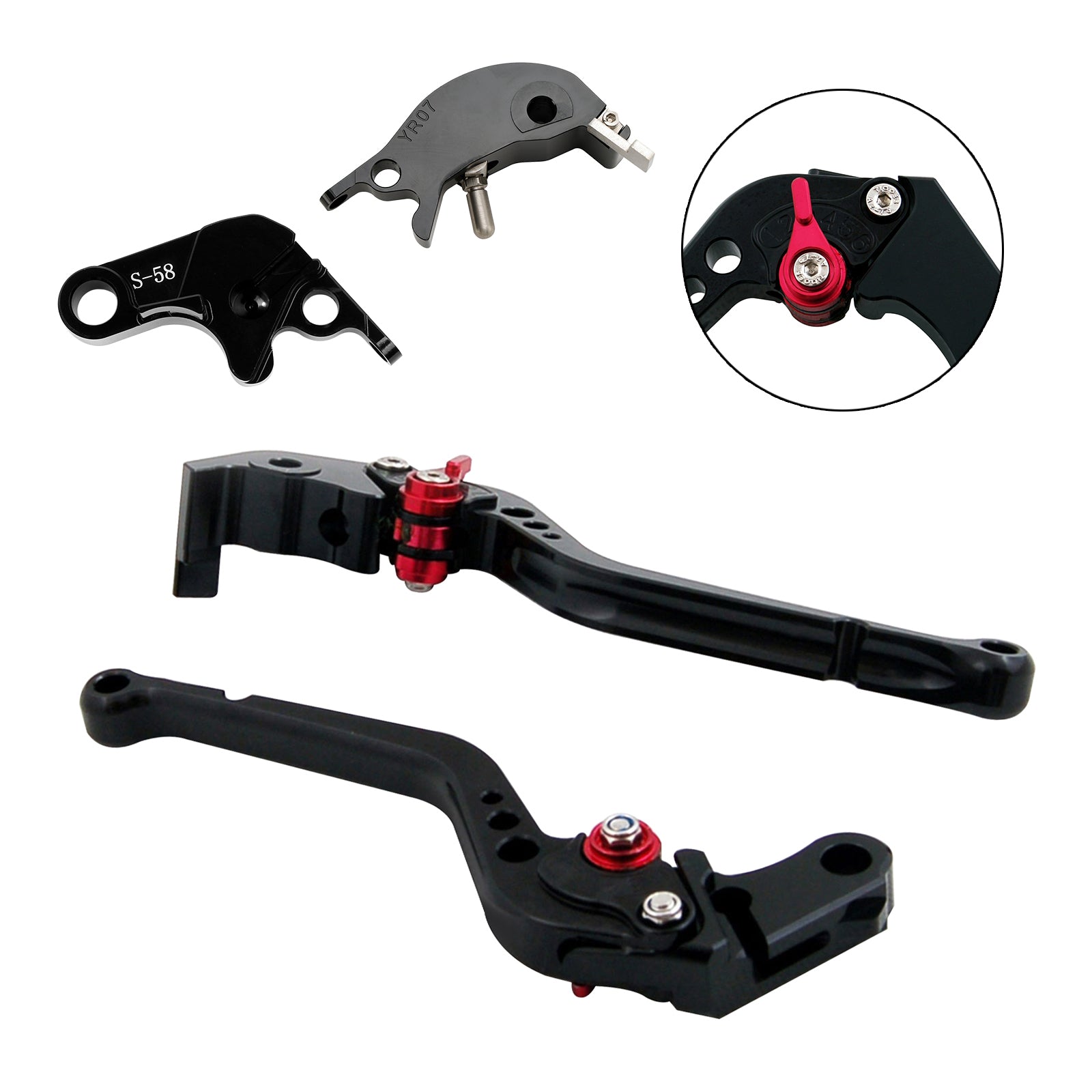 Long Clutch Brake Lever fit for YAMAHA YZF R7 MT-10/SP FZ-10/SP 2022-23
