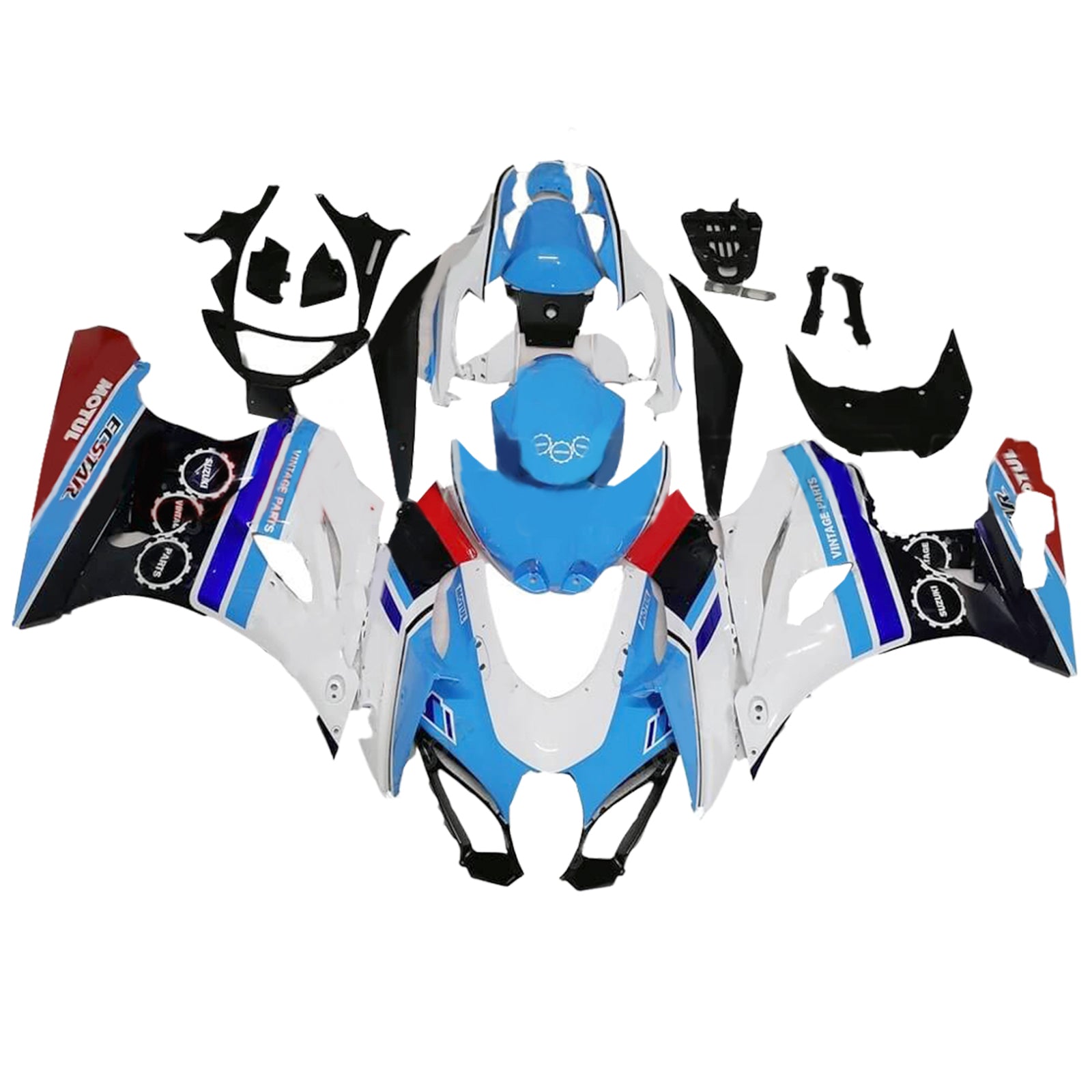 2017-2025 Suzuki GSXR1000 K17 Injectiekuipset Carrosserie Kunststof ABS #101