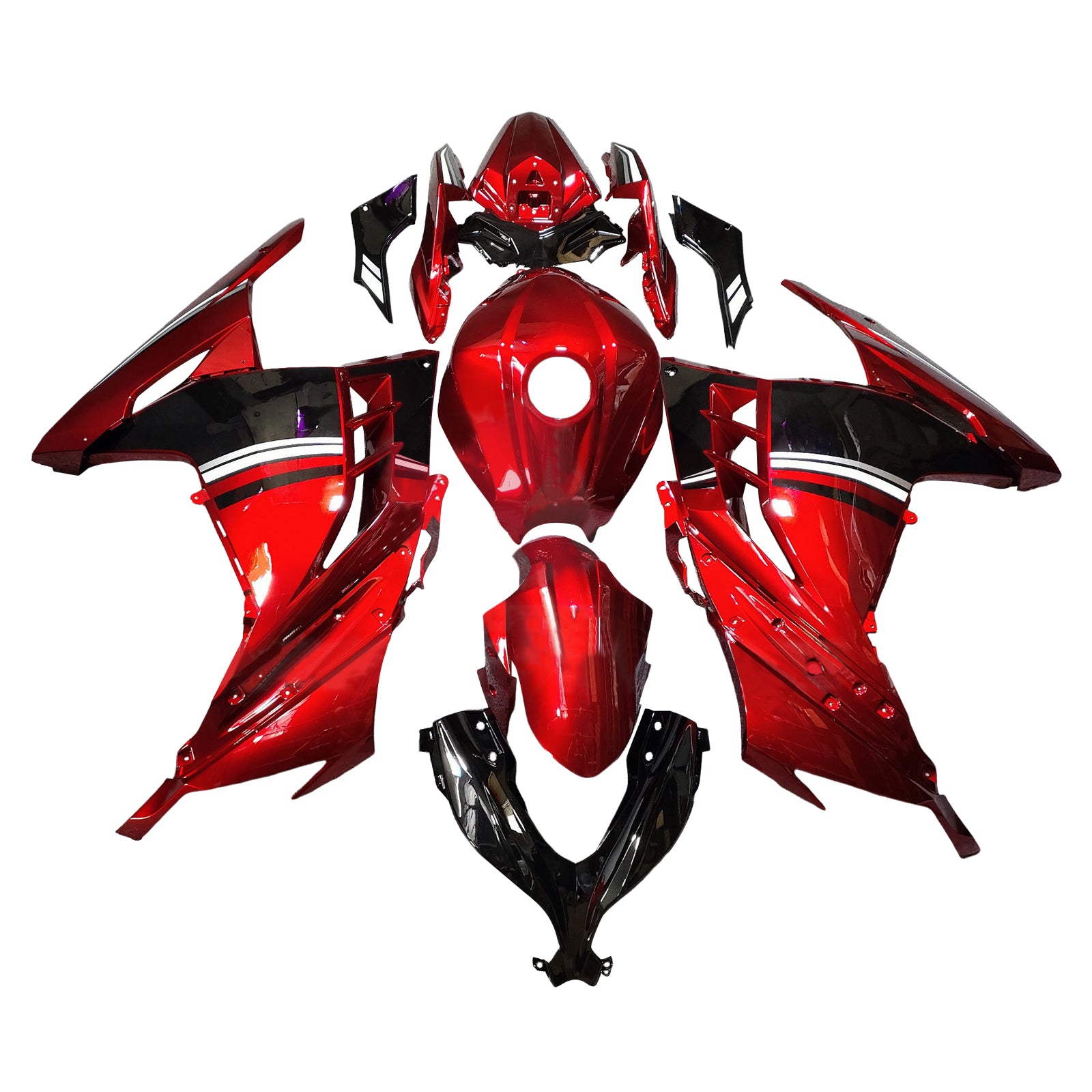 Injection Fairing Kit Bodywork Plastic ABS fit For Kawasaki EX300 Ninja300 2013-2024