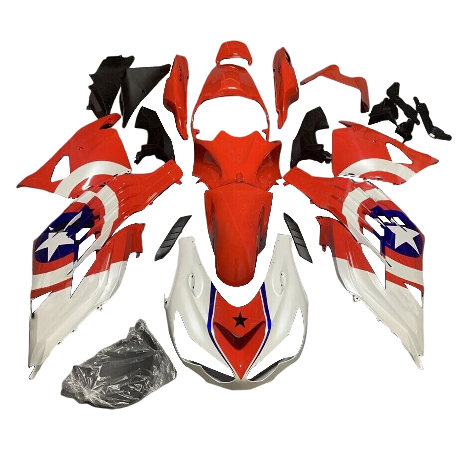 2012-2025 KAWASAKI ZX14R Injektionsmässa Kit Bodywork Plastic ABS #104