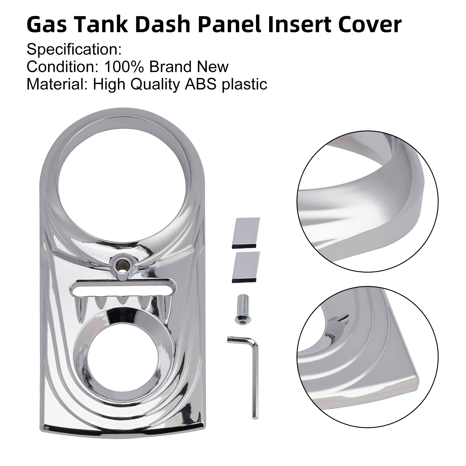 Gas Tank Dash Panel Insert Cover For Softail FLSTC FXST Street Glide