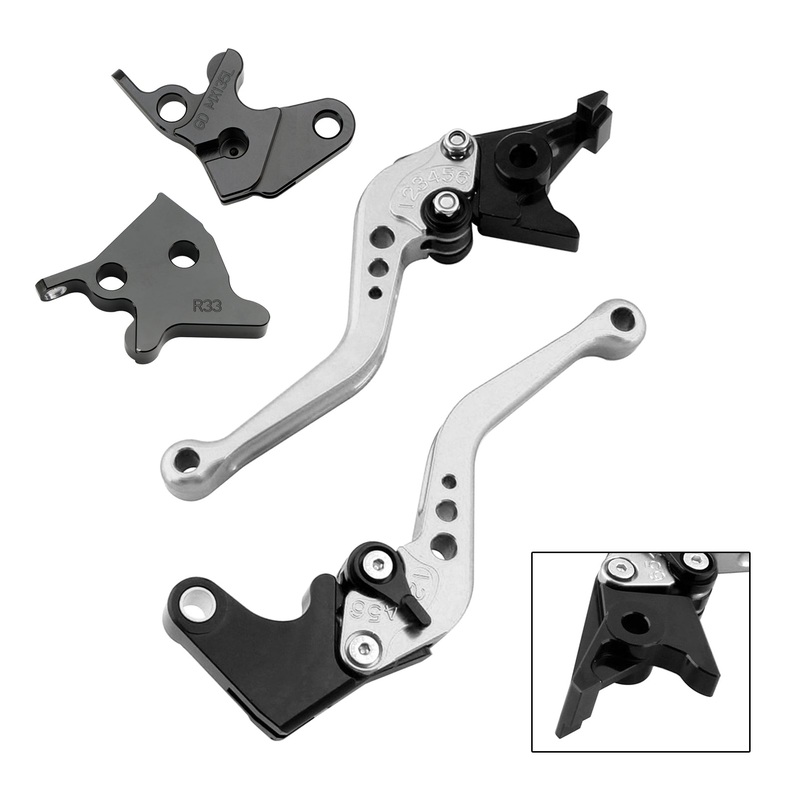 2005-2014 Yamaha YBR125 Ny kort clutchbremsespak