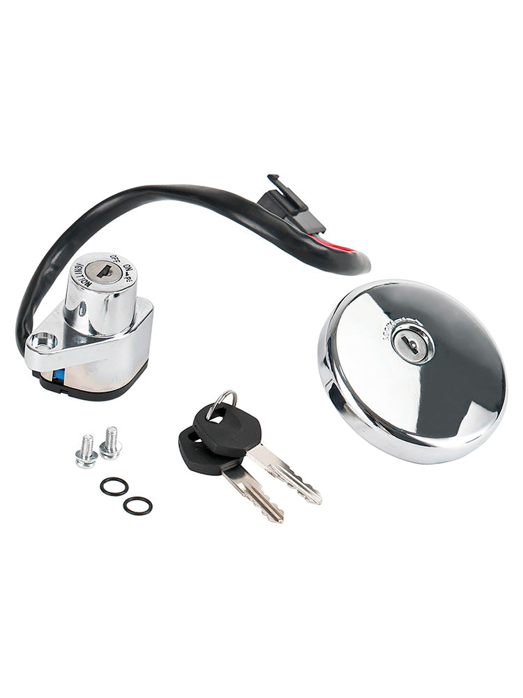 Contactschakelaar & Brandstoftankdop past op Kawasaki VULCAN 500 LTD EN500C 2001-2009