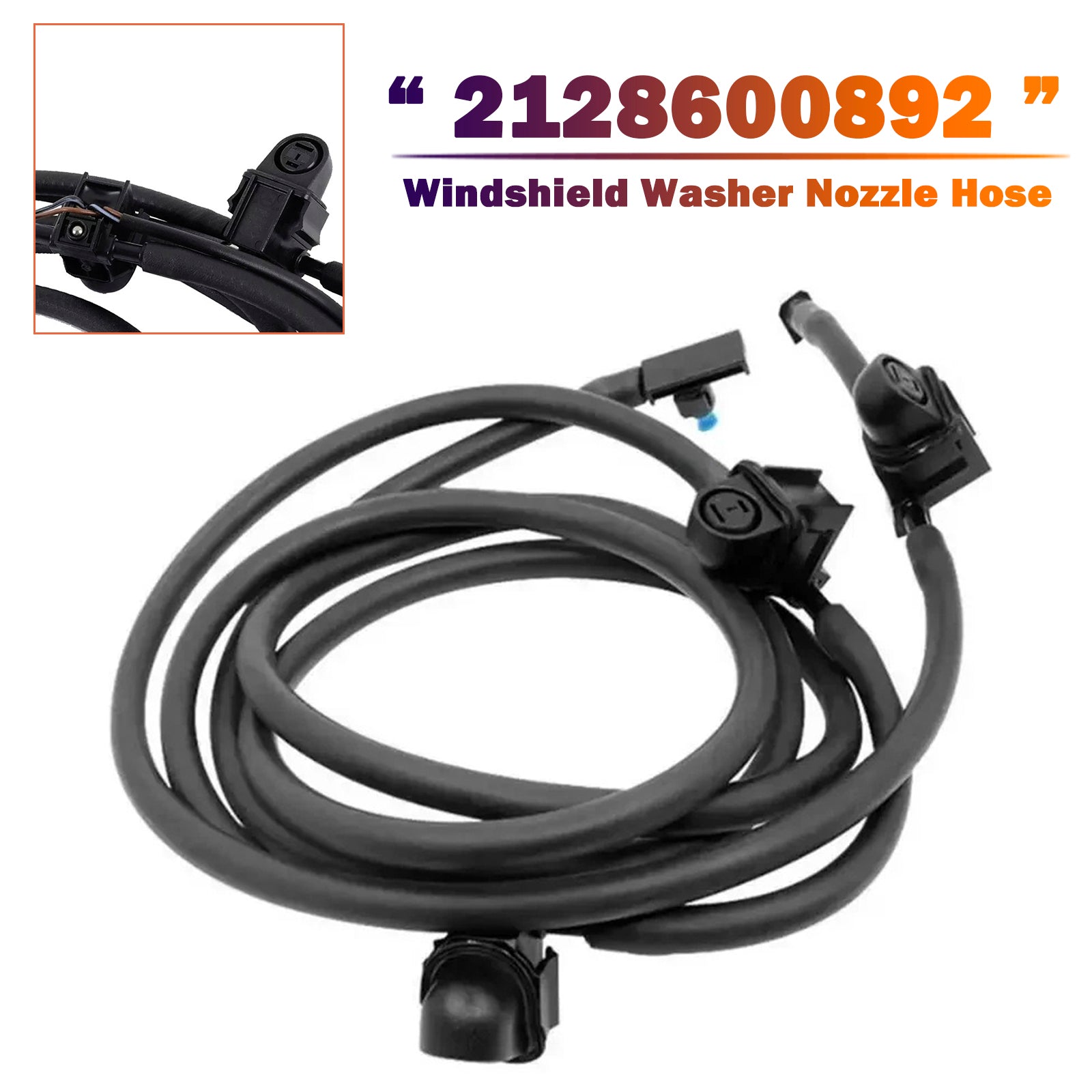 Tuyau chauffant pour gicleur de lave-glace pour Classe E/GLS S212 W212 V212 2128600892