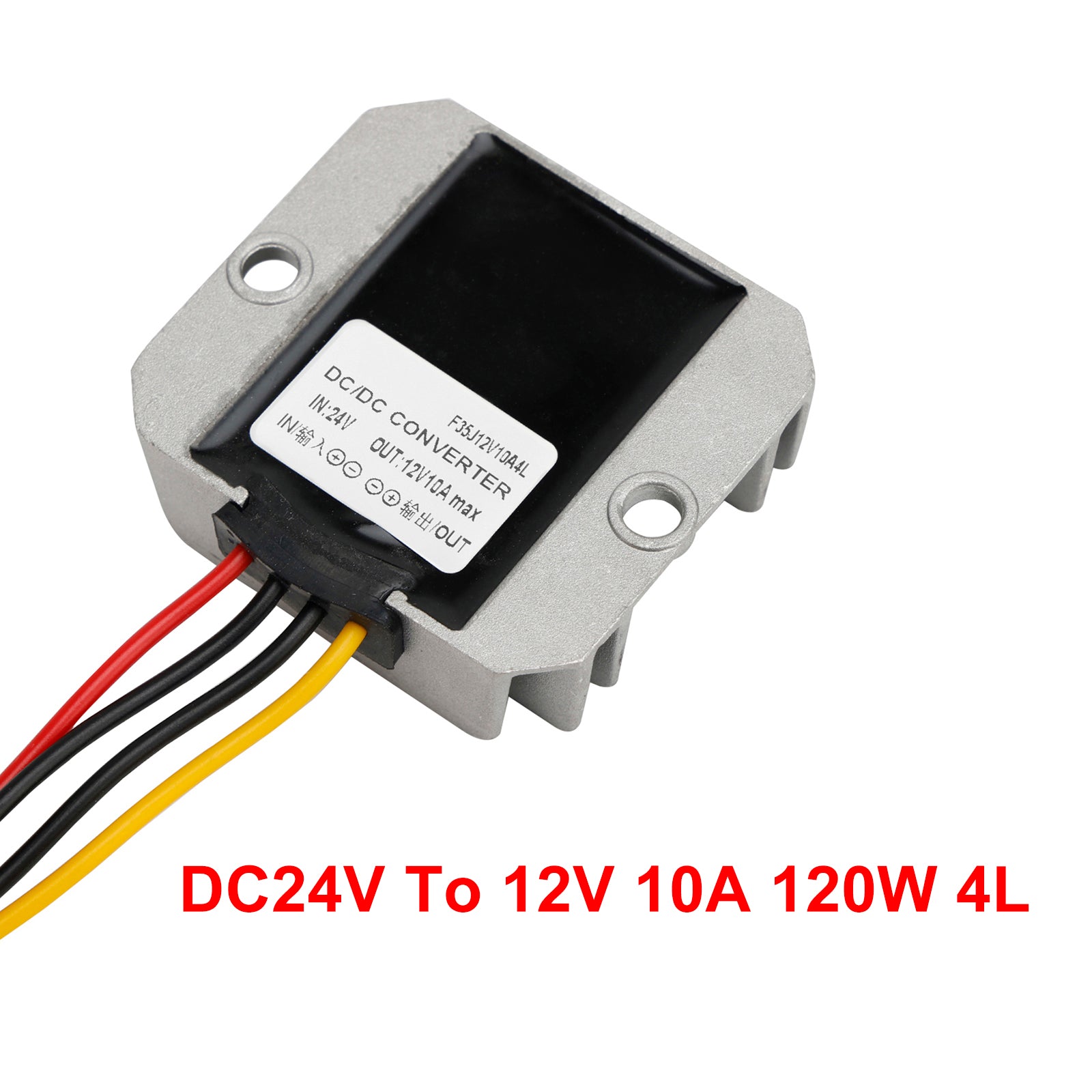 WaterProof 24V to 12V 10A 120W Step Down DC/DC Power Converter Regulator