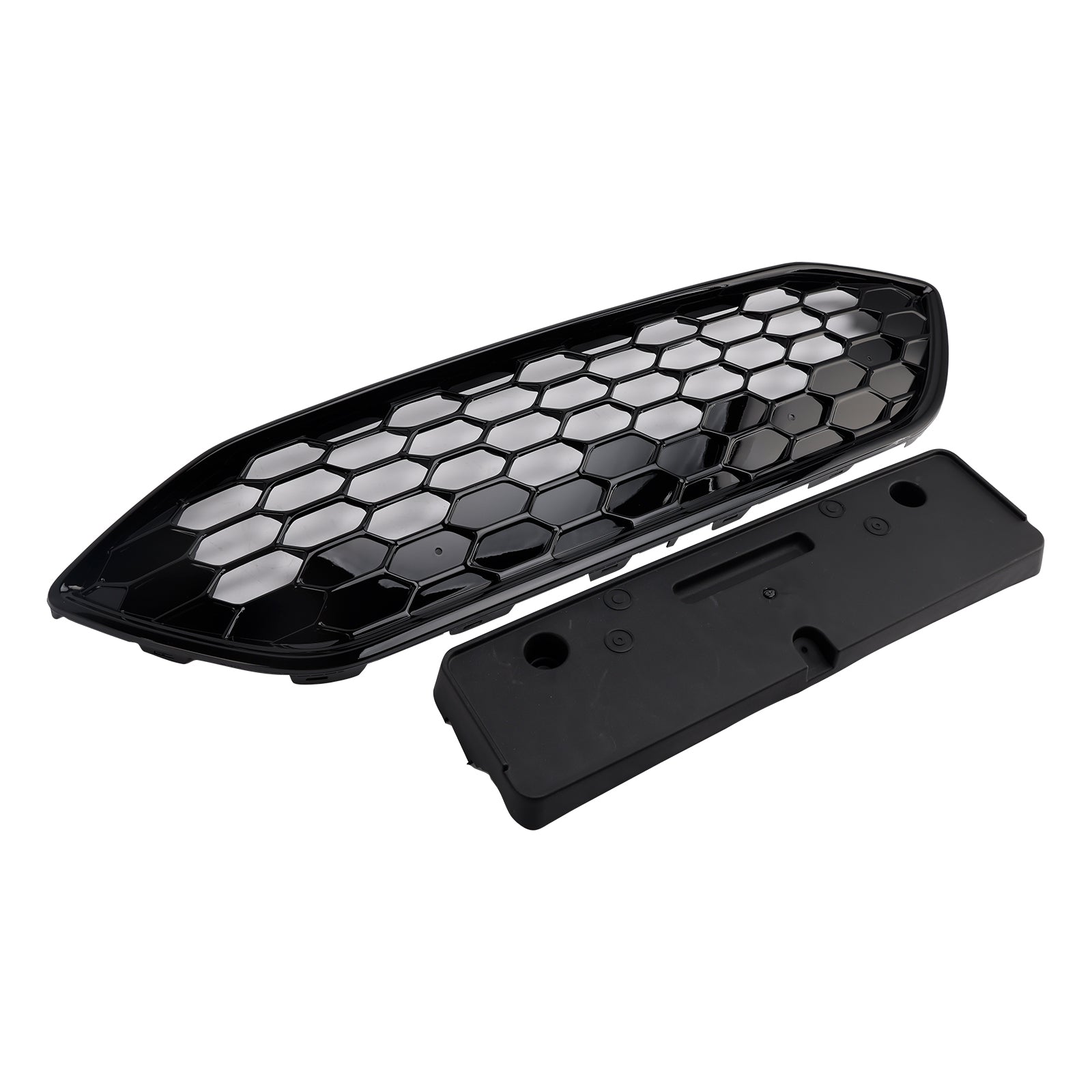 2018-2021 Ford Focus ST + ST Line MK4 Gloss Black Front Bumper Grille Grill