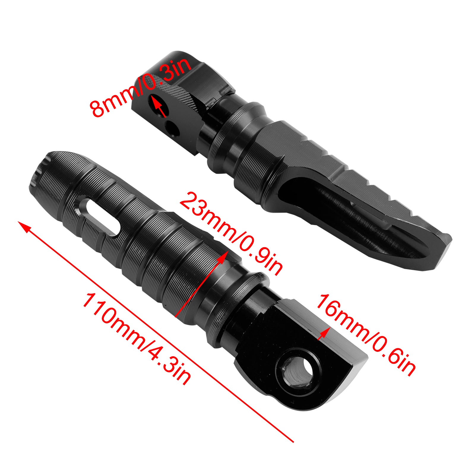 Rear Footrests Foot Peg fit for BMW G310GS G310R 2017-2024 G310RR 2023-2024