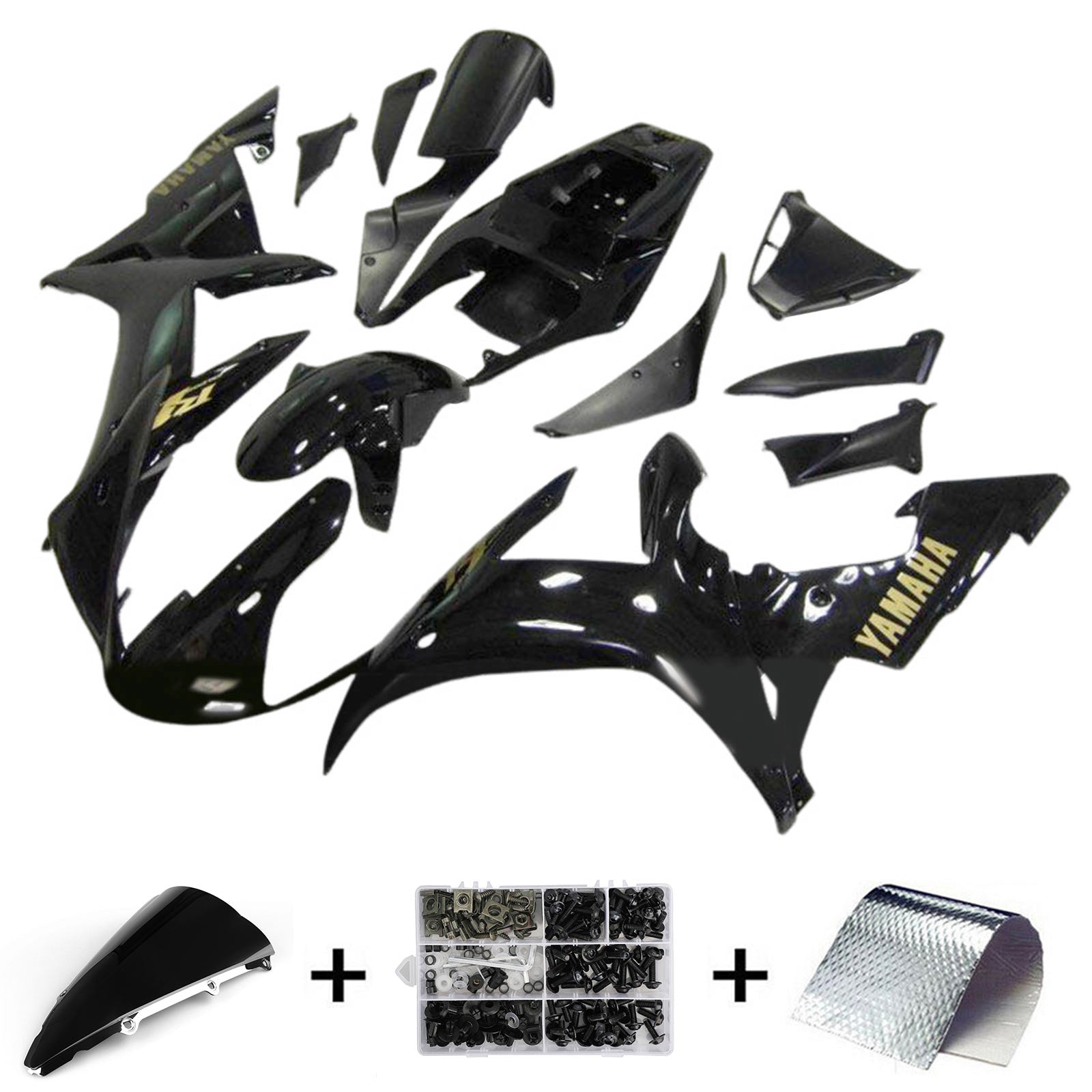 2002-2003 YAMAHA YZF 1000 R1 injektionsmässa kit karosseriplast ABS