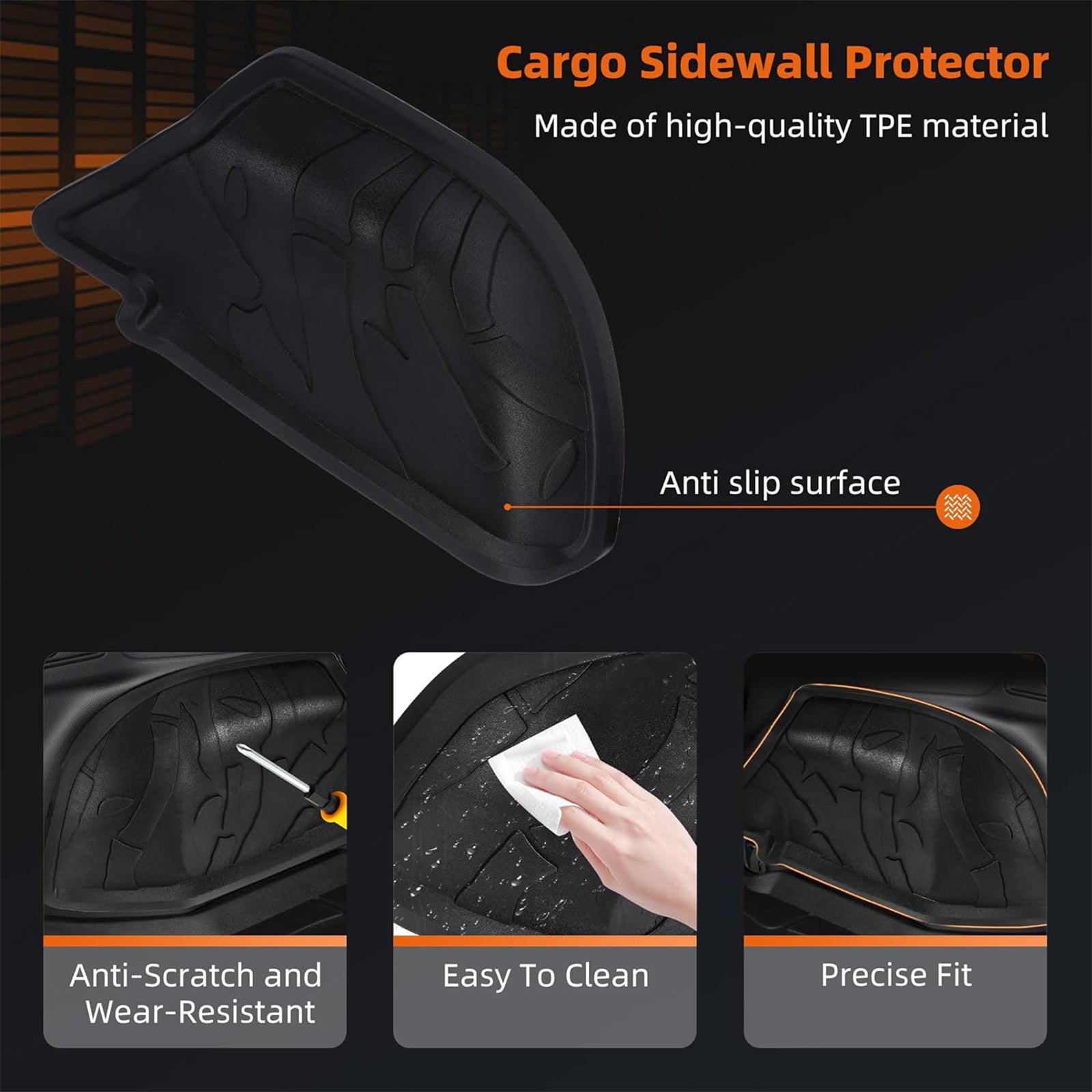 Cargo Sidewall Protector Set J501SSJ340 For Subaru Forester 2019-2024