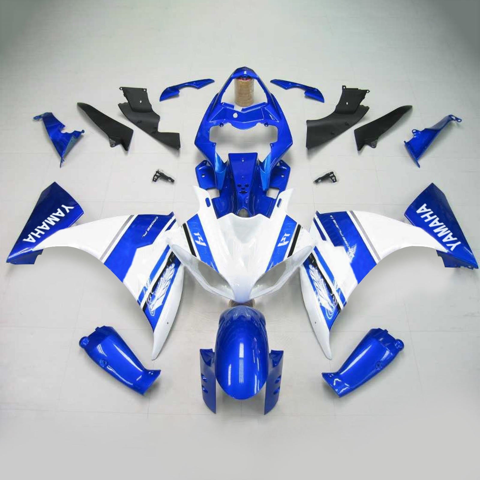 2012-2014 Yamaha YZF 1000 R1 Kit de carénage d'injection carrosserie plastique ABS #123