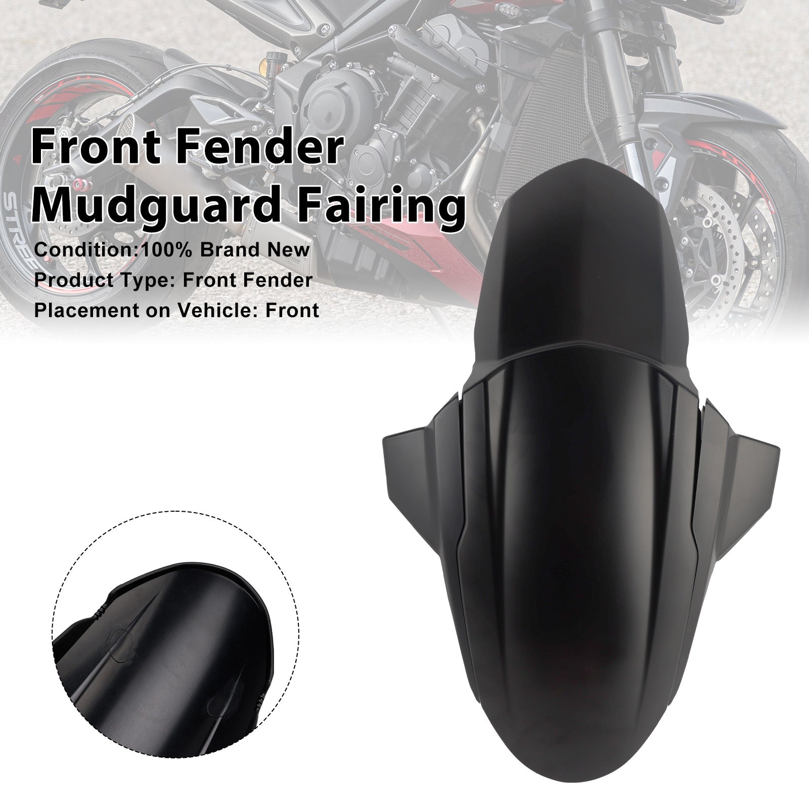 Carénage de garde-boue avant Street Triple 765 R RS 2020-2025