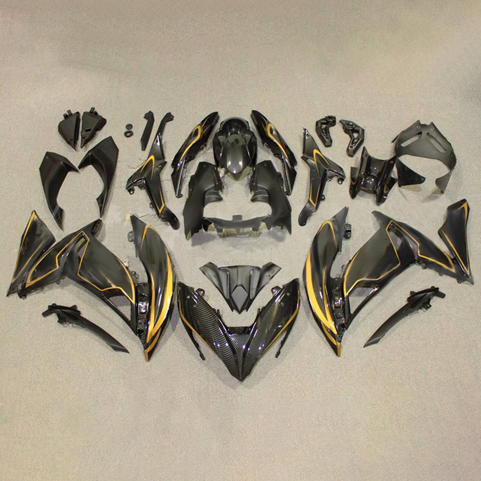 Injection Fairing Kit Bodywork Plastic ABS fit For Kawasaki ER-6F Ninja650R 2017-2019