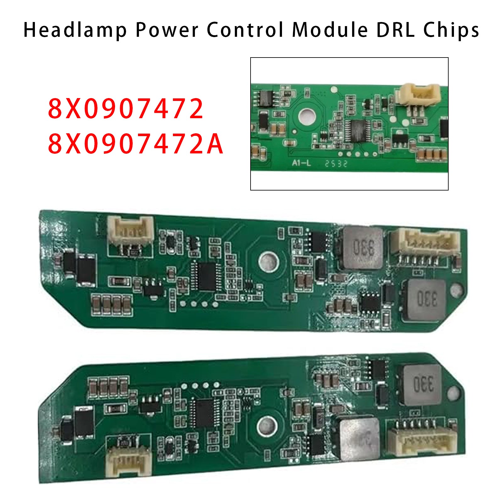 2011-2018 Audi A1 Left+Right LED Headlight Power Controller Module 8X0907472