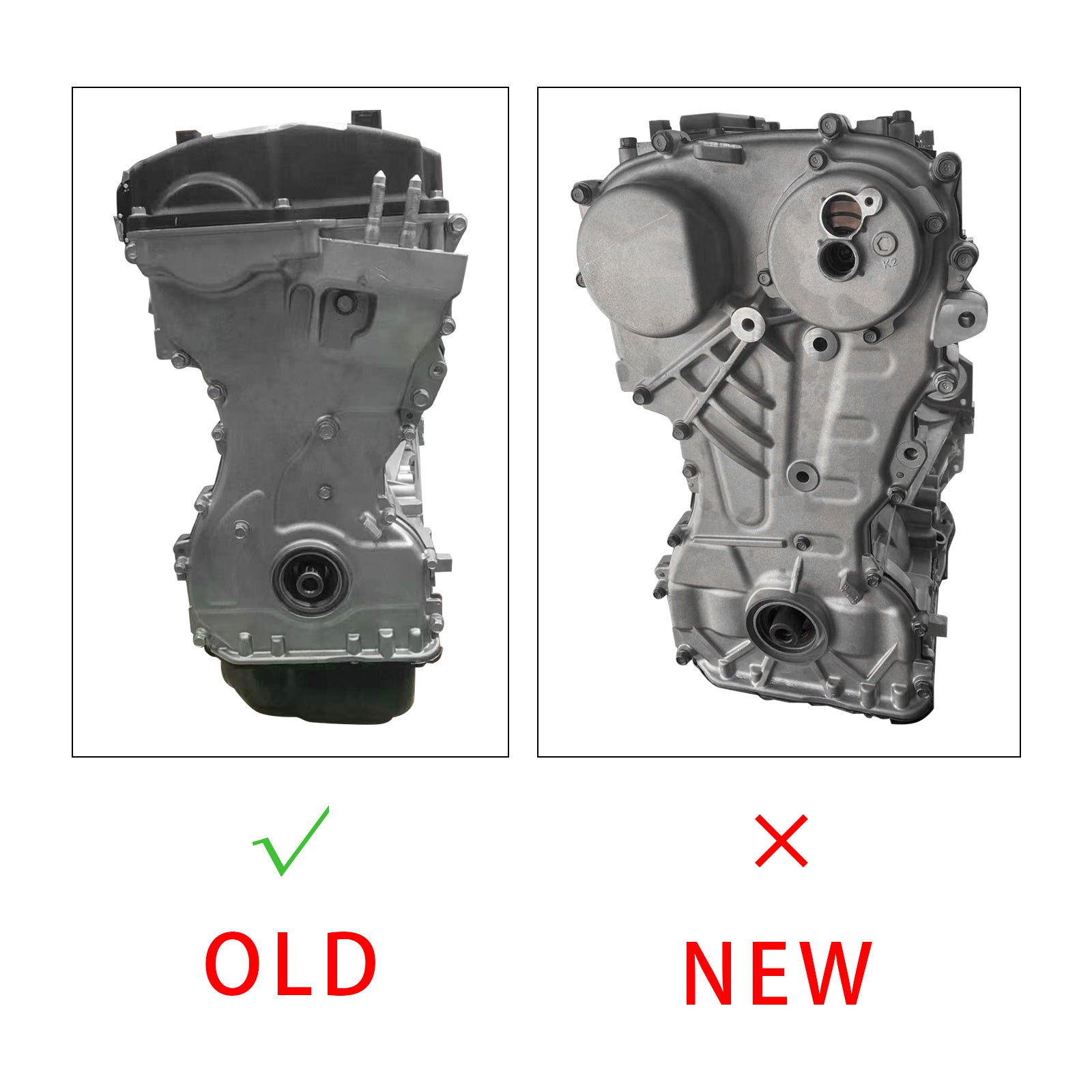 2011-2016 Hyundai Sonata 4-Door 2.4L G4KJ Engine Assembly Motor Block Old Type
