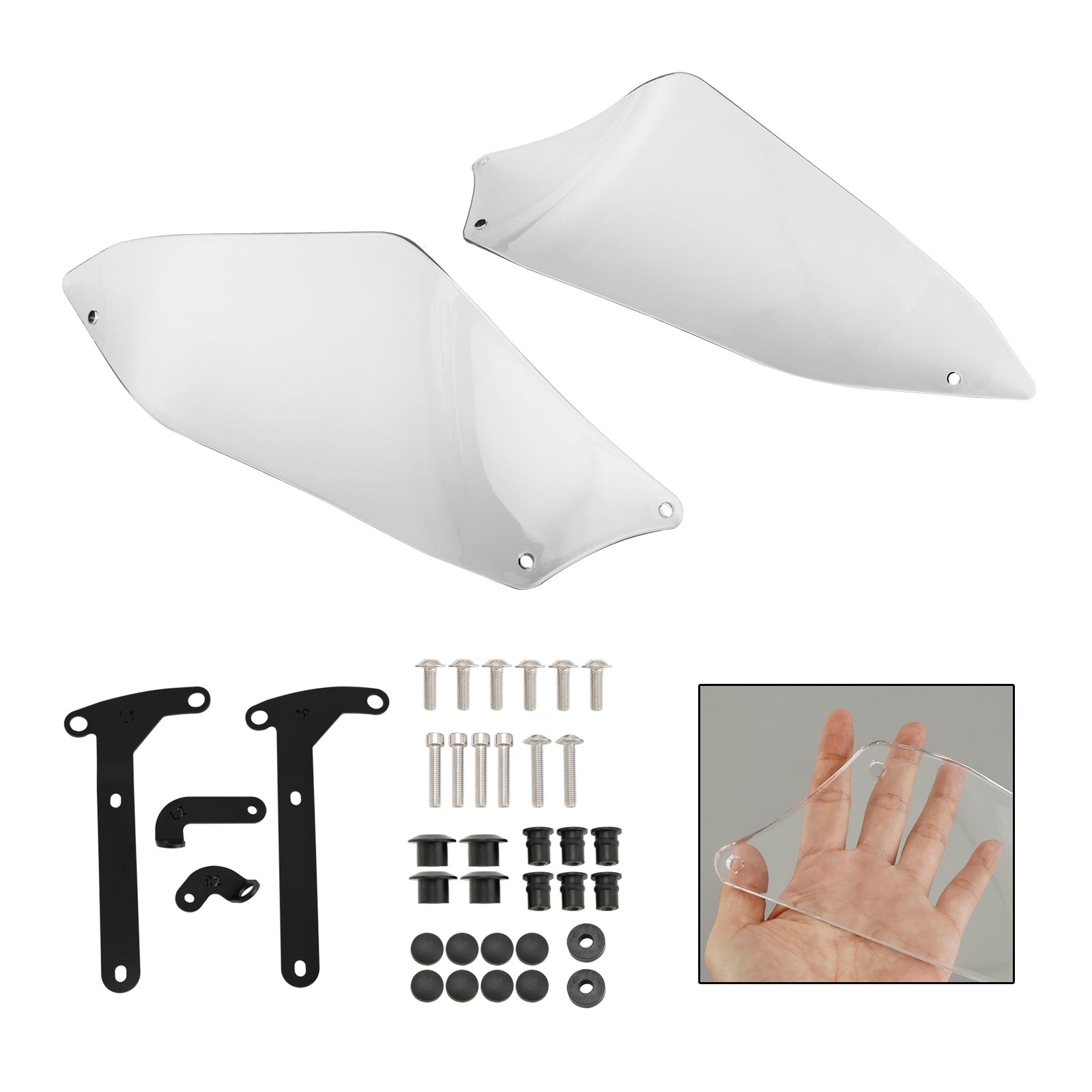 2022-2023 DUCATI Desert X Motorcycle Deflector Side Top