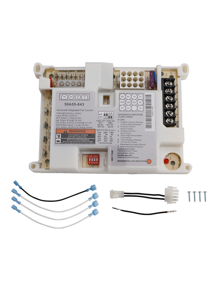 50A55-843 Furnace Control Circuit Board Replacement for White Rodgers