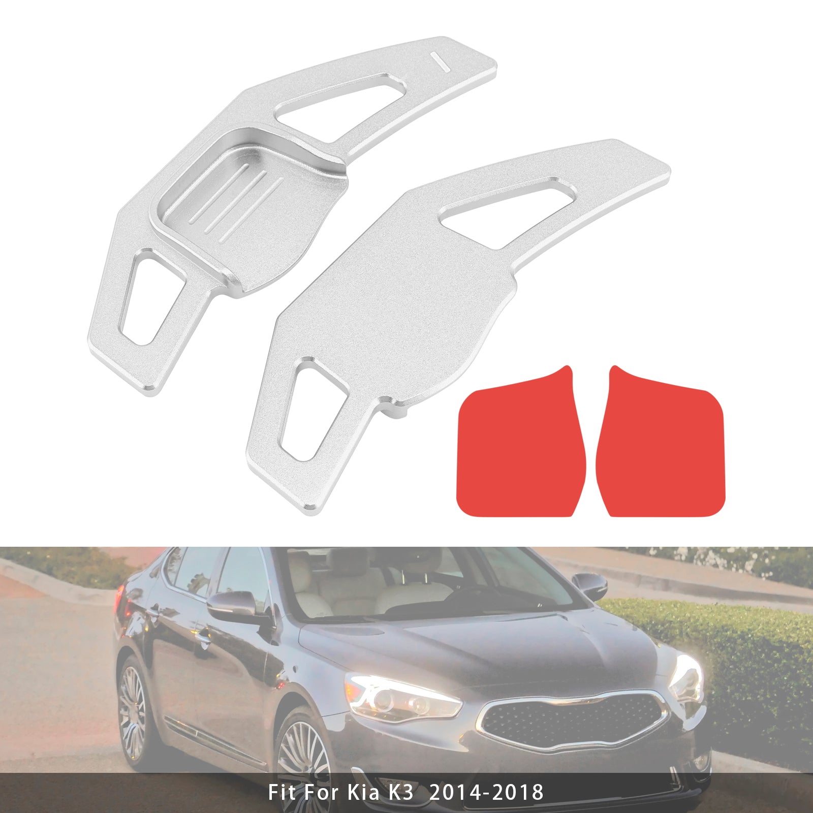 Extension de levier de vitesse au volant, pour Kia Forte Cadenza, en aluminium