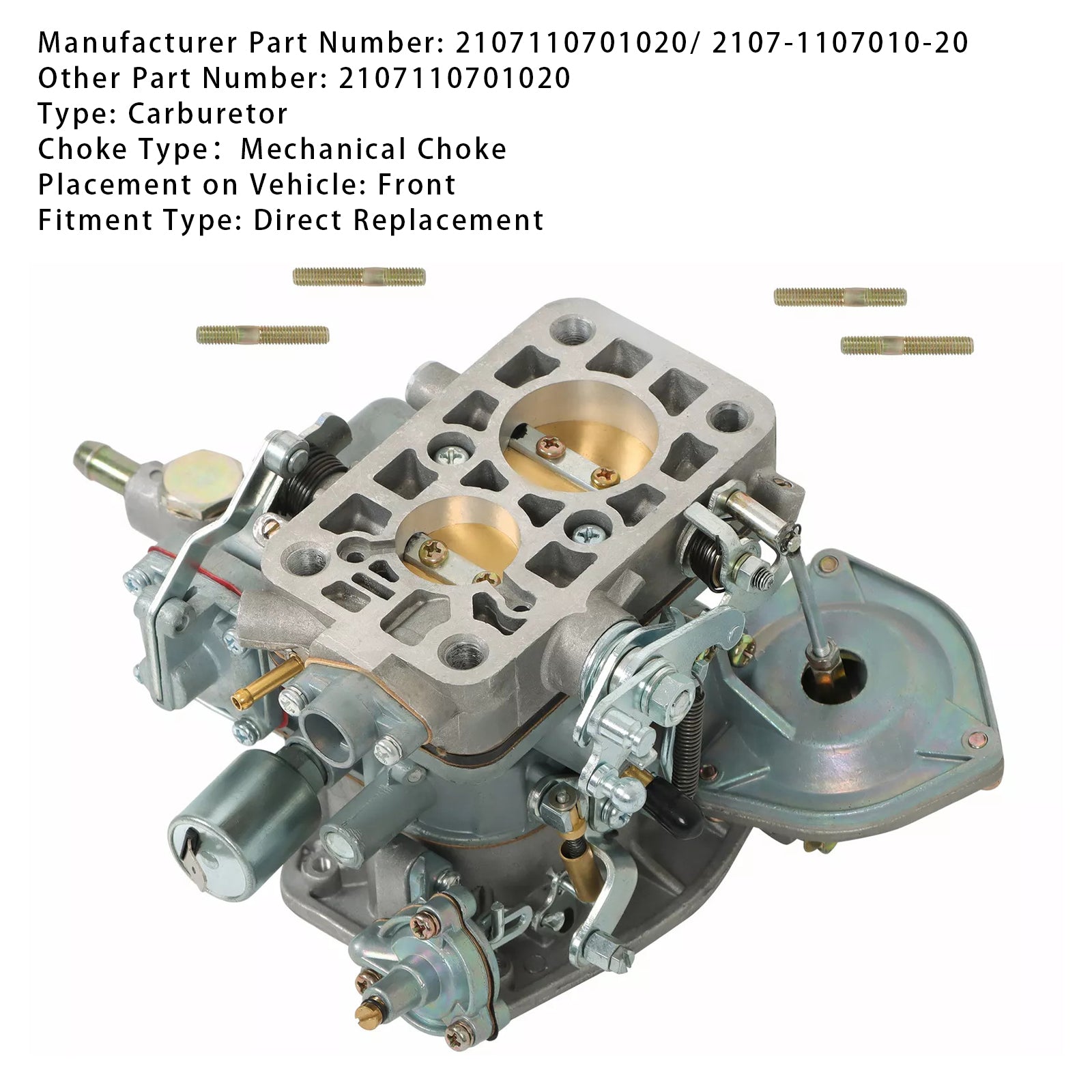 Lada 2101 2102 2103 2104 2105 2106 2107 Niva 1600 Förgasare 2107-1107010-20