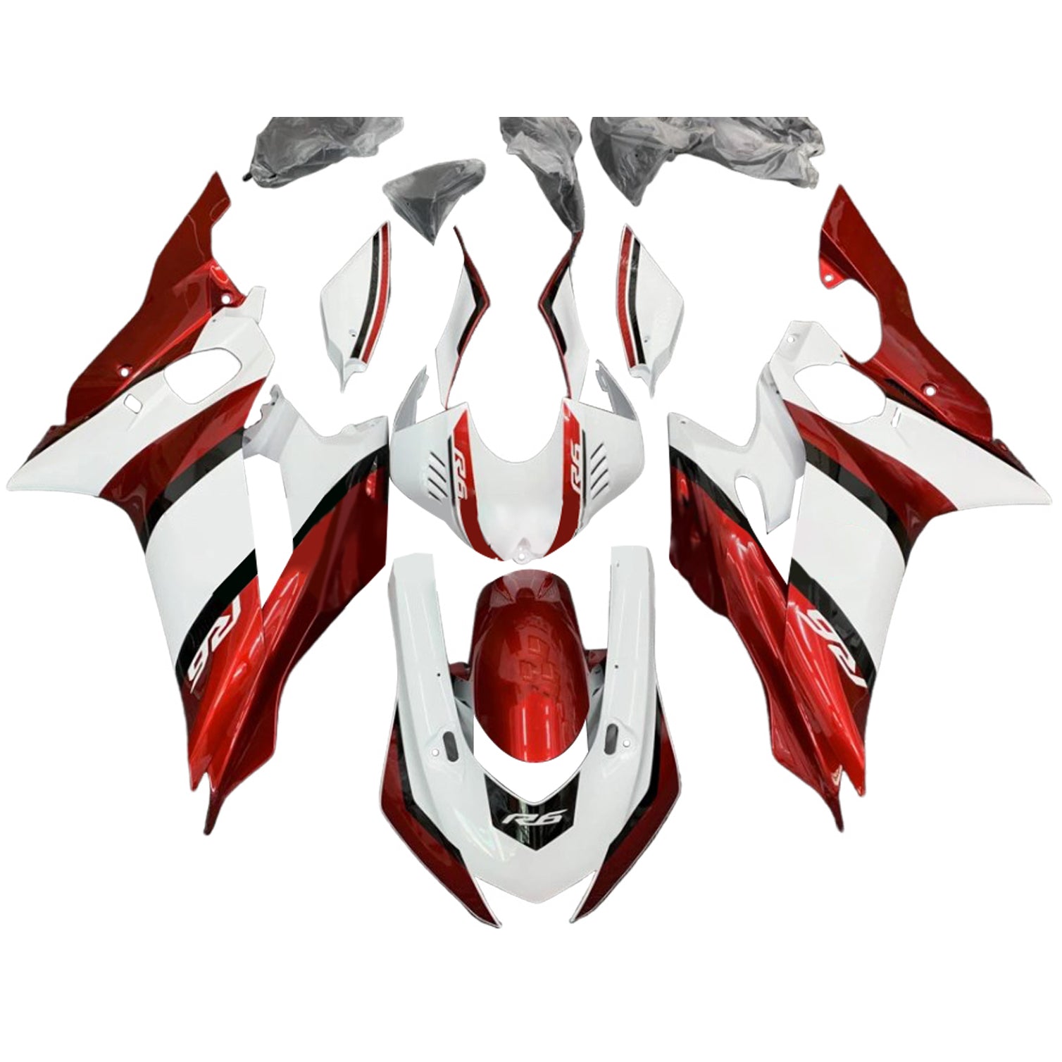 2017-2023 Yamaha YZF-R6 Kit de camerage d'injection Bodywork Plastic Abs