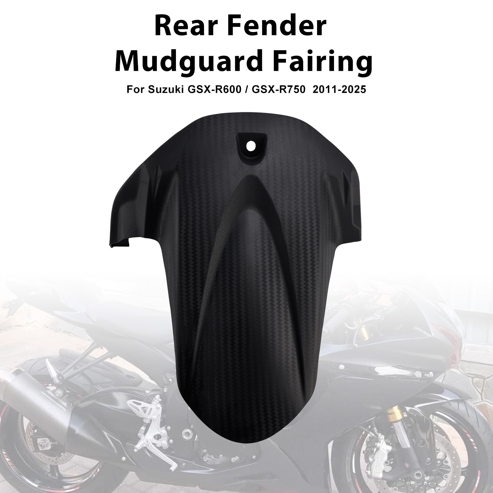 For Suzuki GSX-R600 2011-2025 Rear Fender Mudguard Fairing