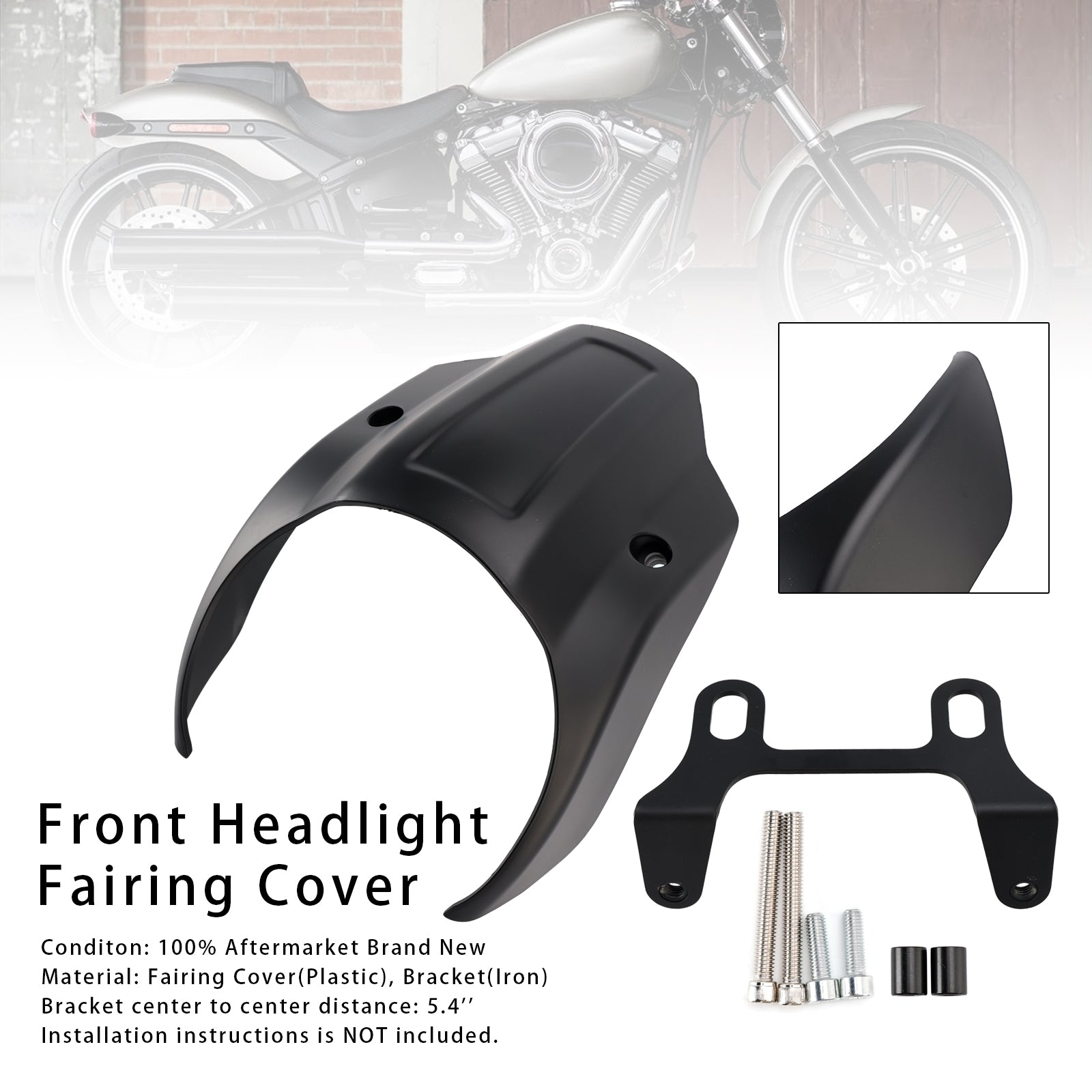 Front Headlight Fairing Cover Fit For Breakout FXBR FXBRS 2018-2024