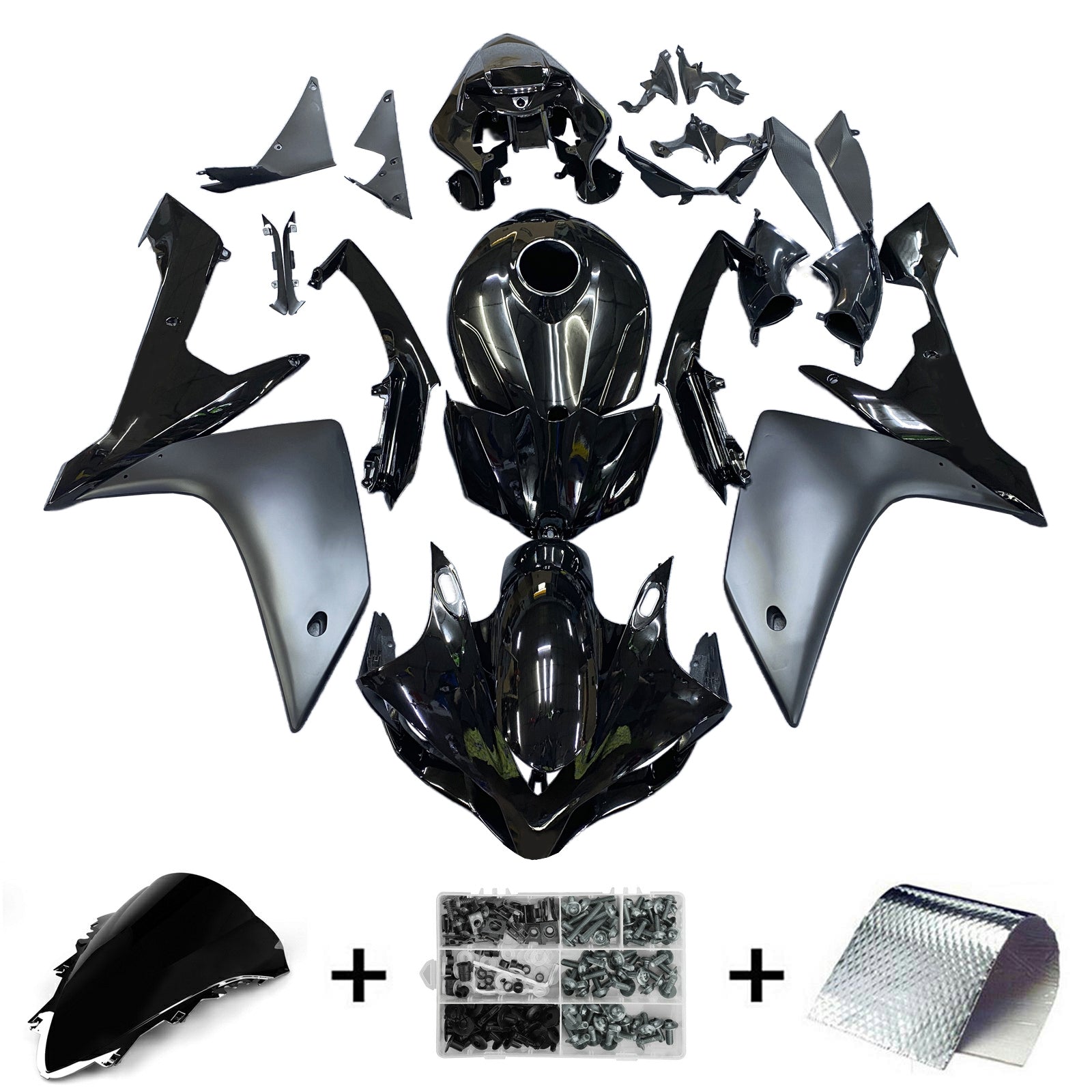 Injection Fairing Kit Bodywork Plastic ABS fit For Yamaha YZF 1000 R1 2007-2008