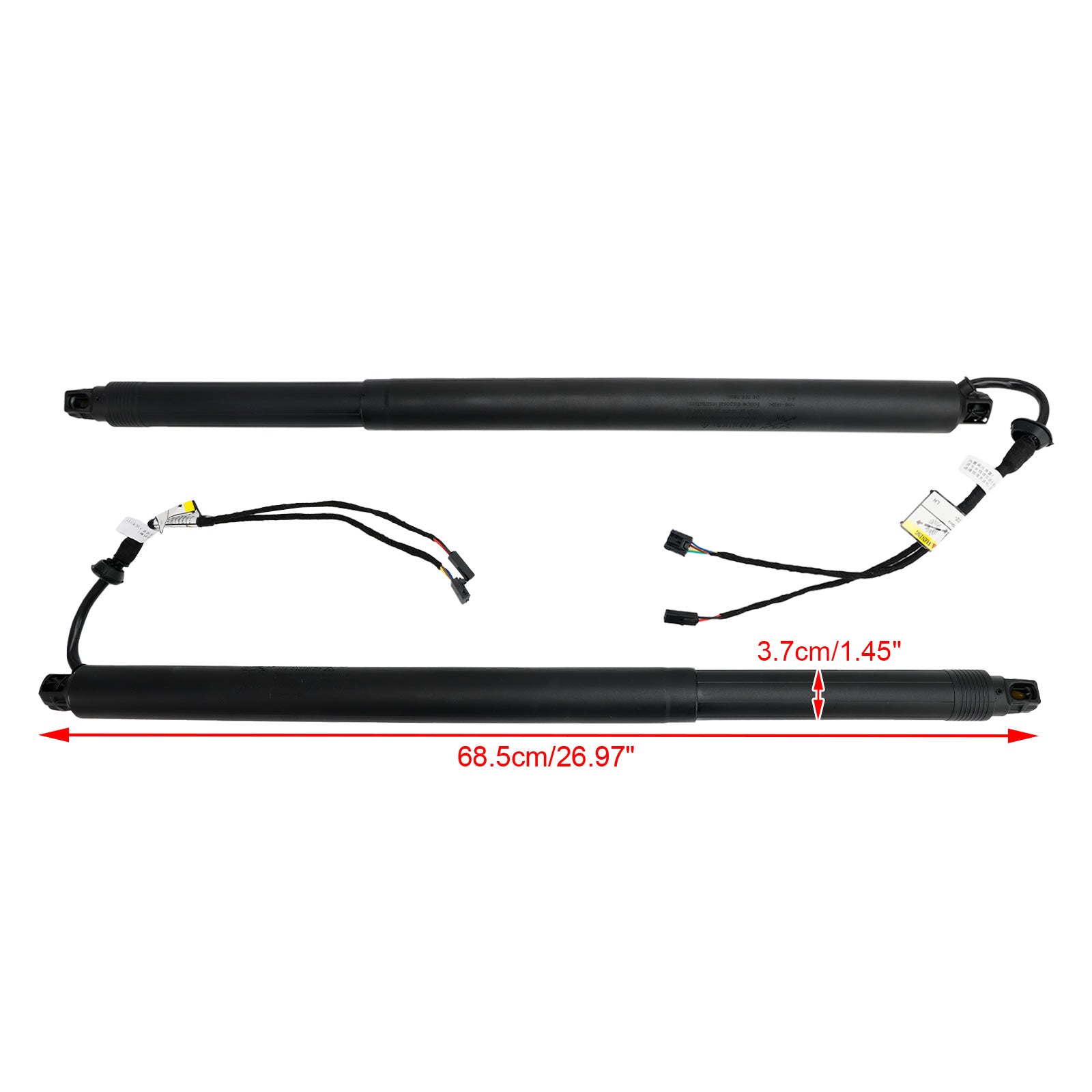 Vérins à gaz de hayon électrique (2 pièces) pour Skoda Octavia III Combi (5E) (2012-2021) - Références : 5E9827852F et 5E9827851F