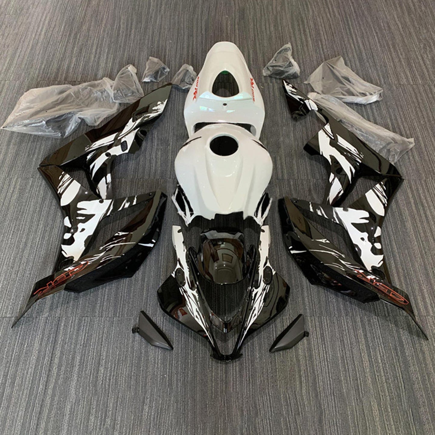 2007-2008 Honda CBR600RR F5 Kit de carenado Carrocería Plástico ABS