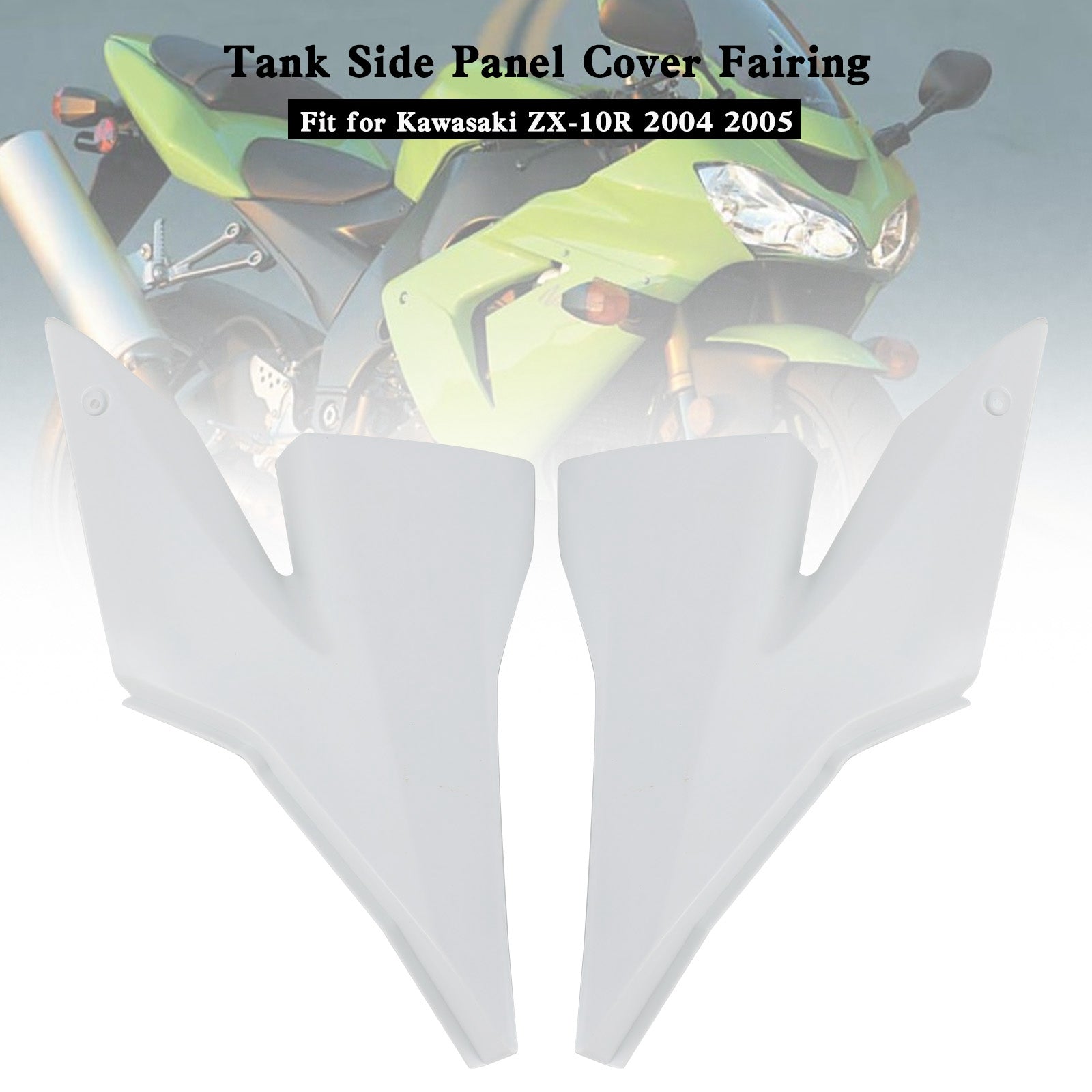 2004 2005 Kawasaki ZX 10R Réservoir Côté Garniture Panneau De Carénage Capot