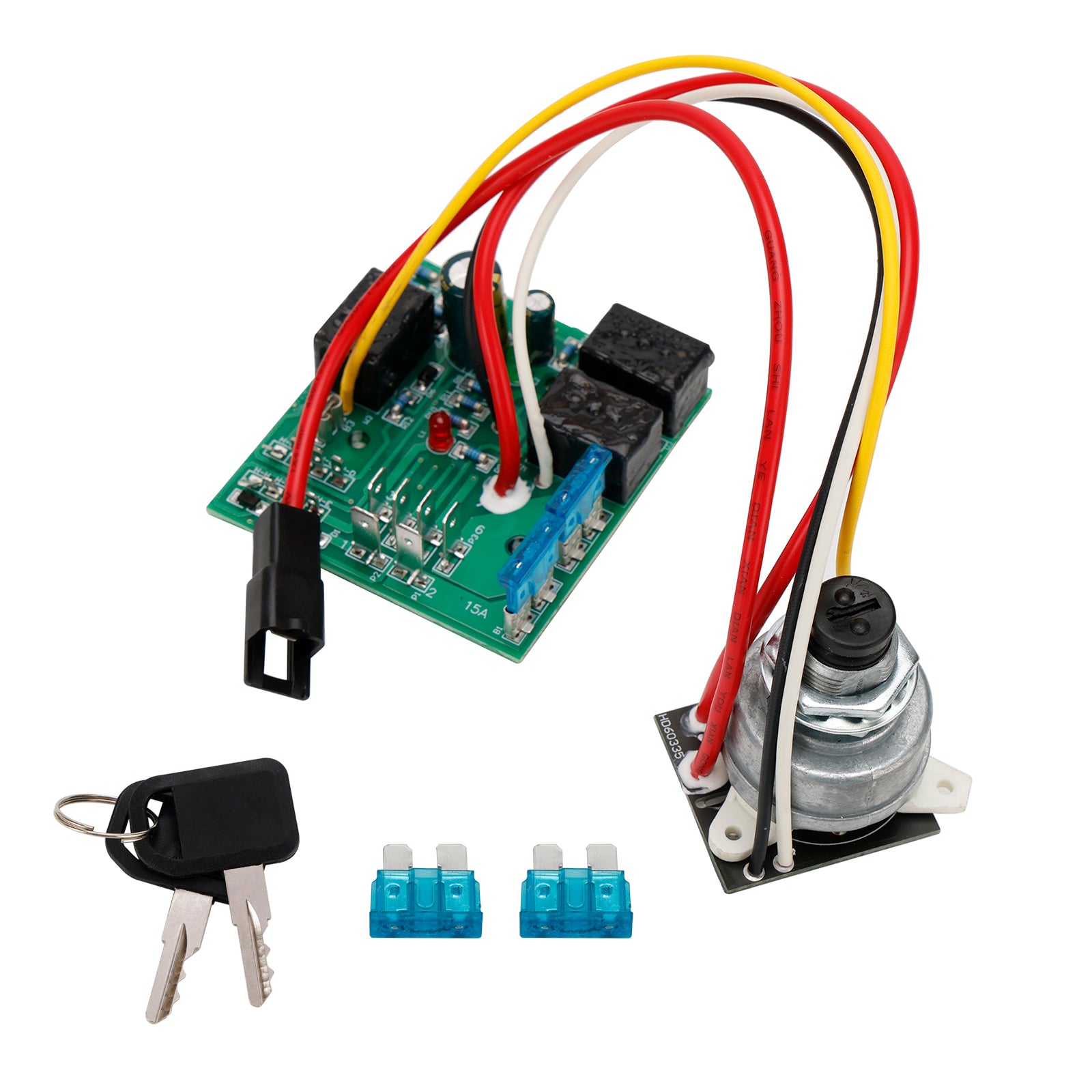 Module d'interrupteur d'allumage avec 2 touches AM136681 pour John Deere 325 335 345 355