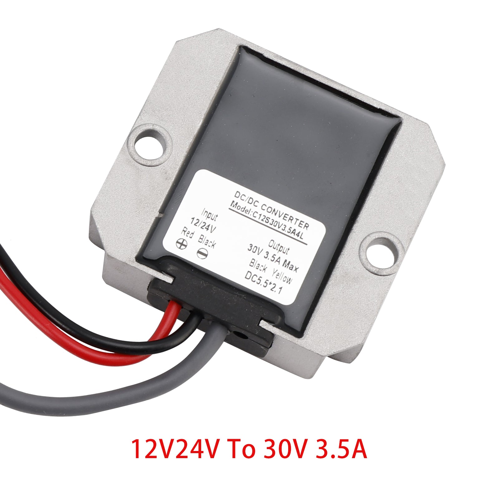 Mini Step Up Power Converter DC Power Cable 12V/24V to 30V 3.5A 105W
