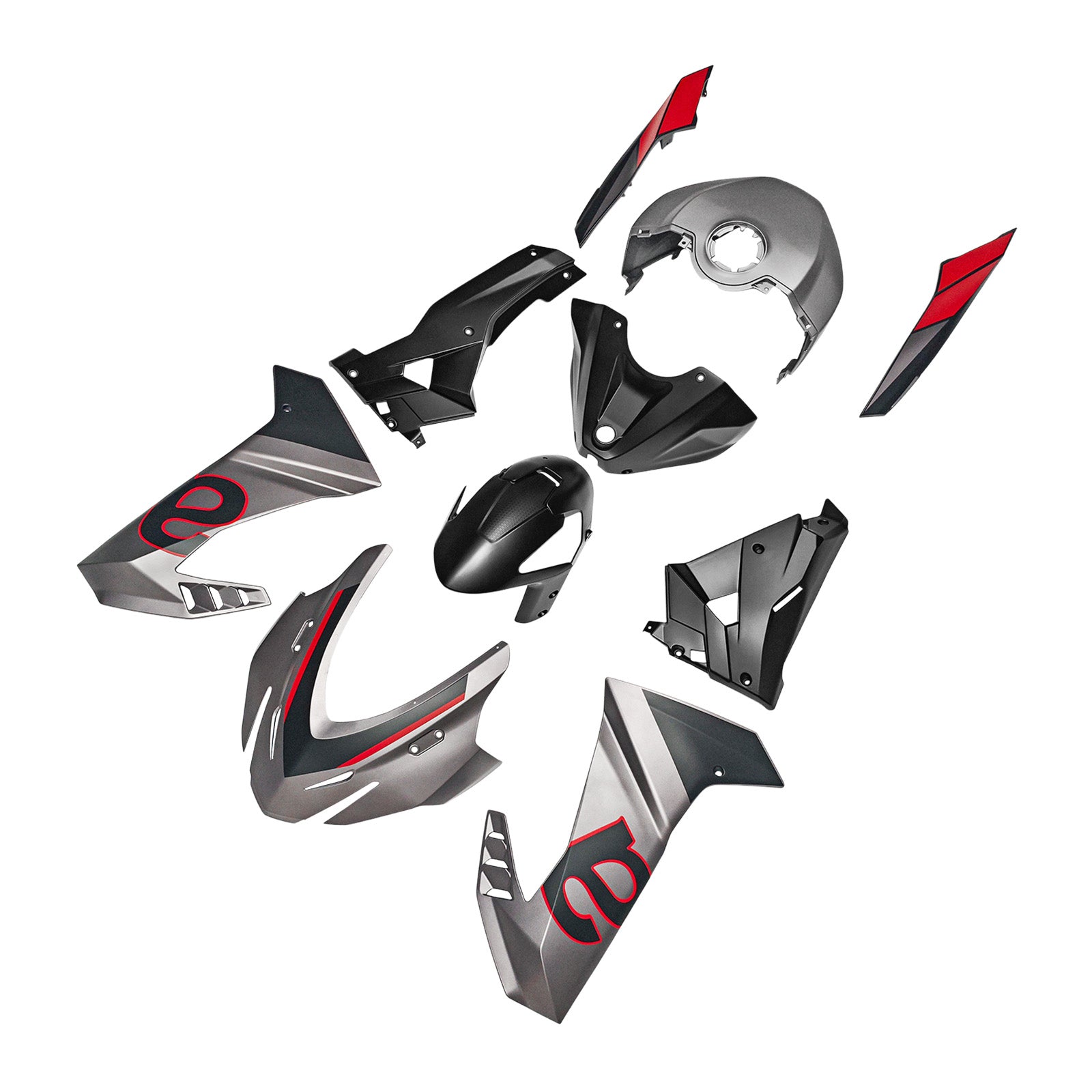 Vstrekovanie ABS Plastic Bodywork Súprava pre apríl RS457 2024-2025 10#