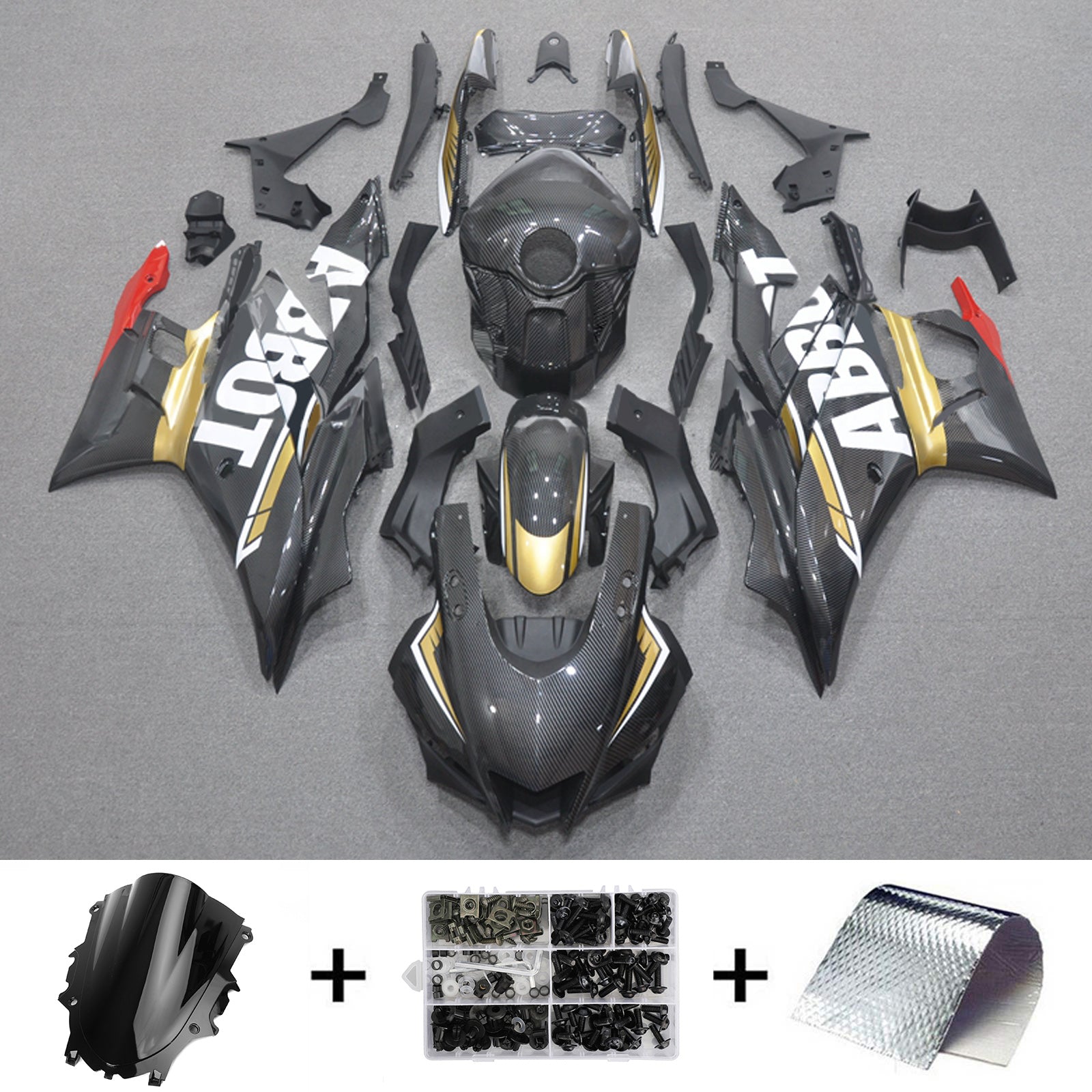 Kit de carénage d'injection Yamaha YZF-R3 R25 2019-2021, carrosserie en plastique ABS