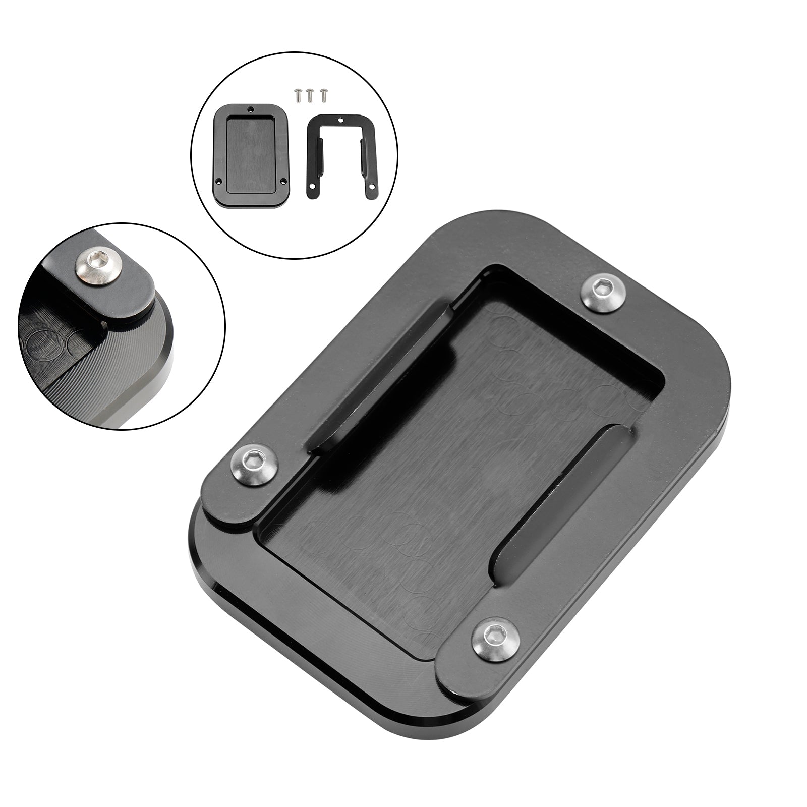 Kickstand Forstørrende platepute Fit for Interceptor 650 2018-2023 GT 650 2019-2023