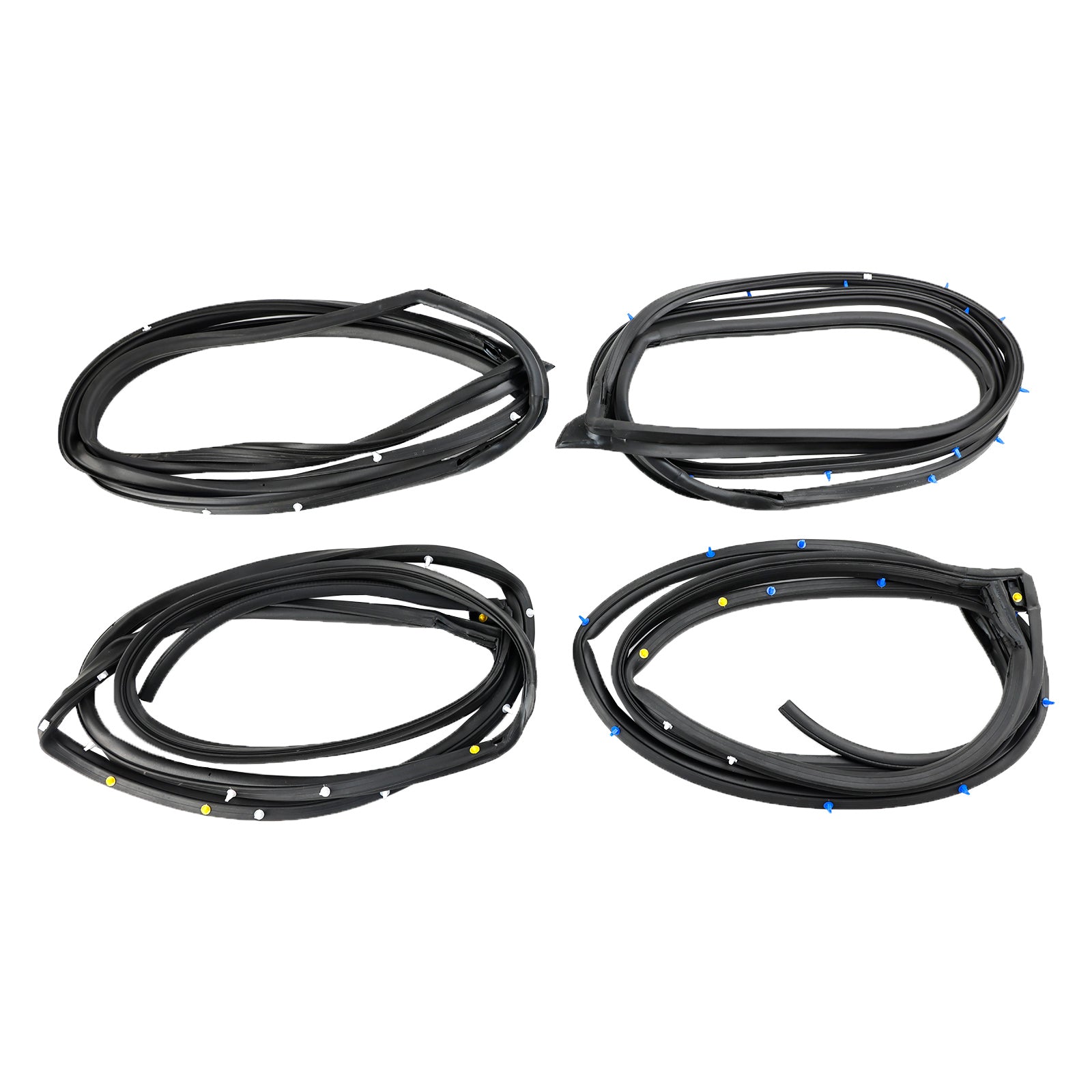 2006-2011 Honda Civic Door Weatherstrip Silence Opening Gasket 4pcs