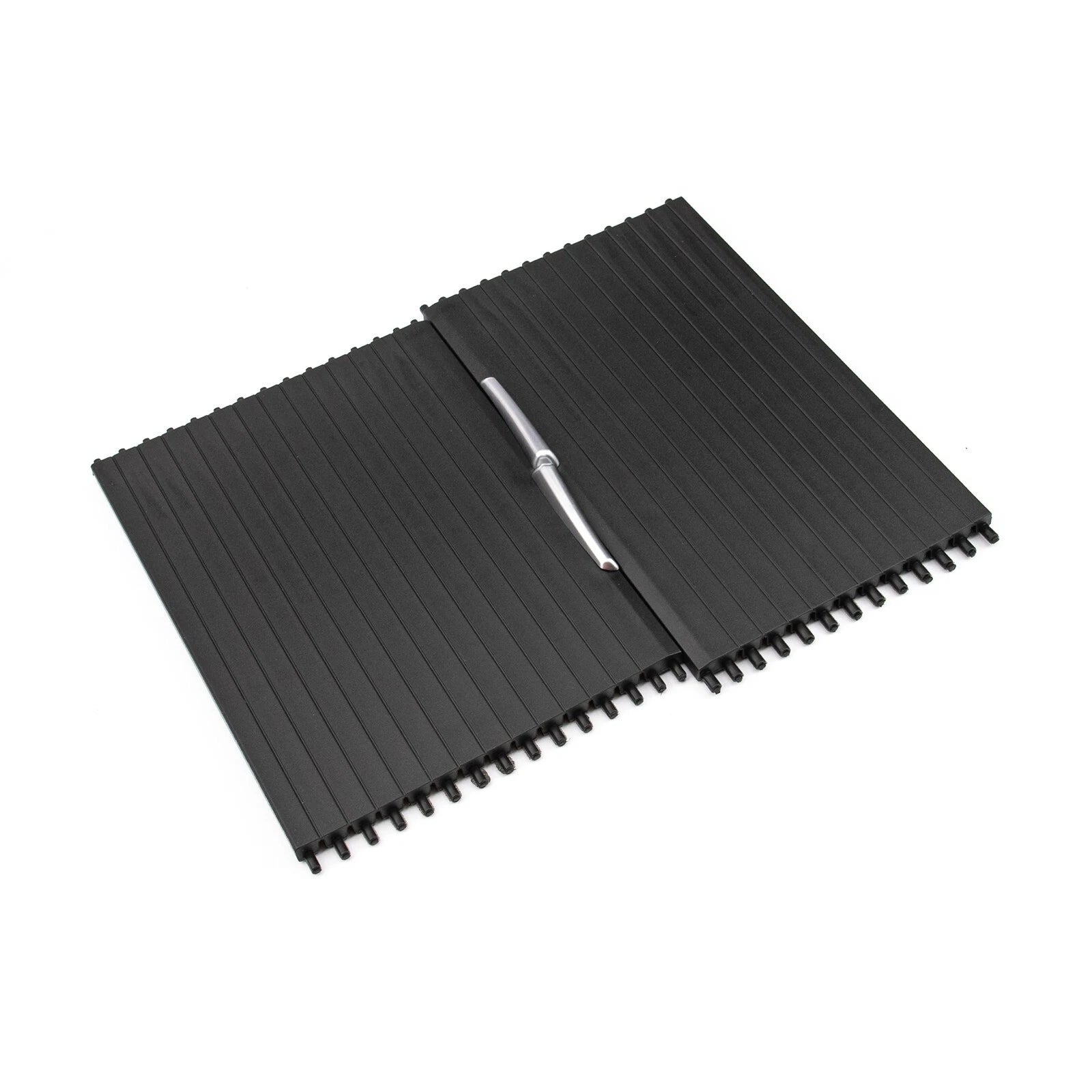 2Pcs Cup Console Holder Roller Blind Cover Tray For BMW X5 X6 E70 E71 2007-2014